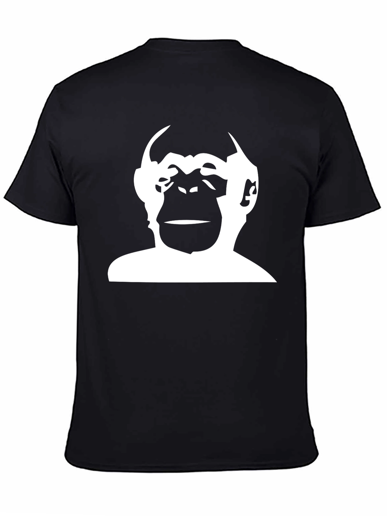 Black Monkey Graphic Tee - Modern Style