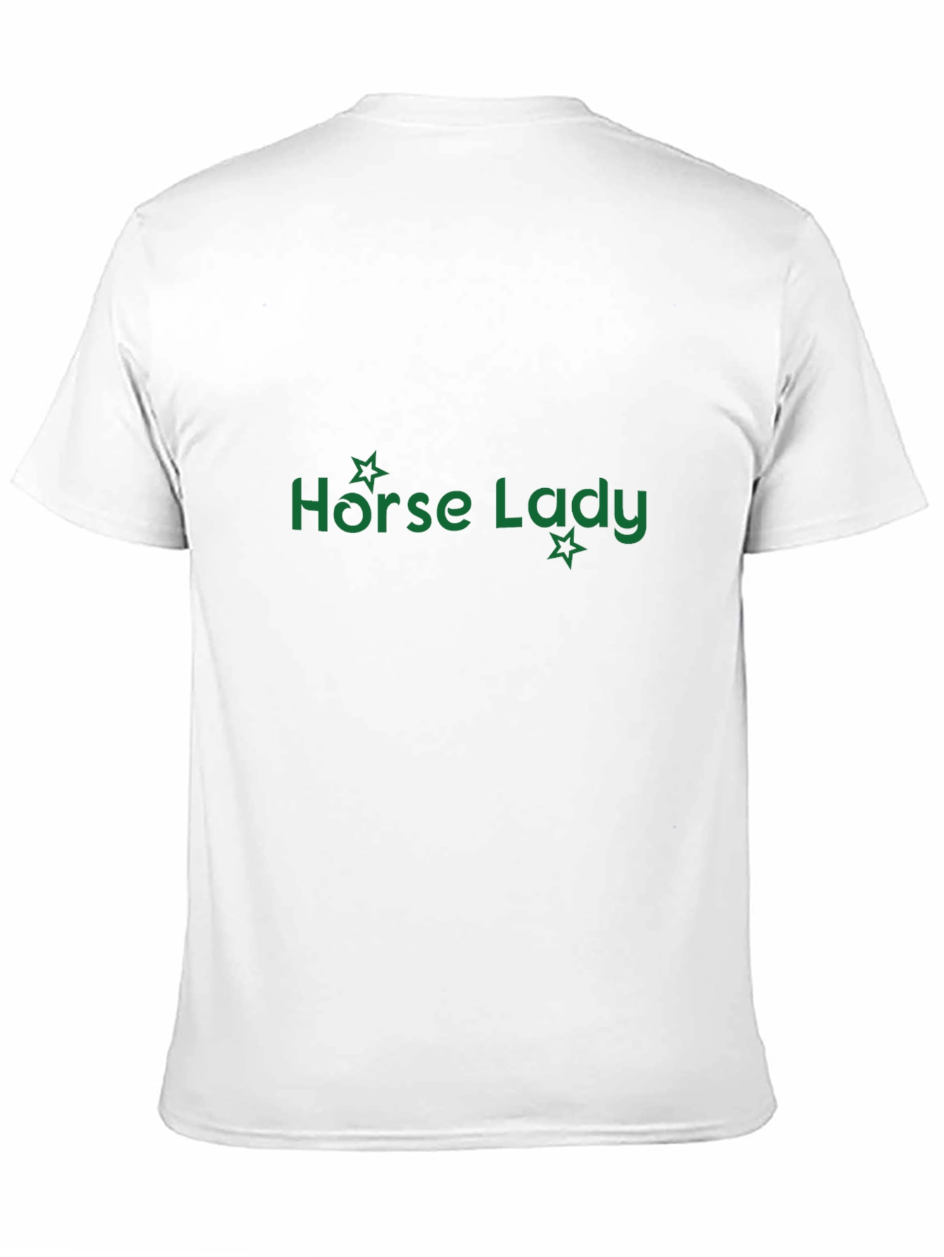 Horse Lady Graphic Tee - Black Cotton T-Shirt