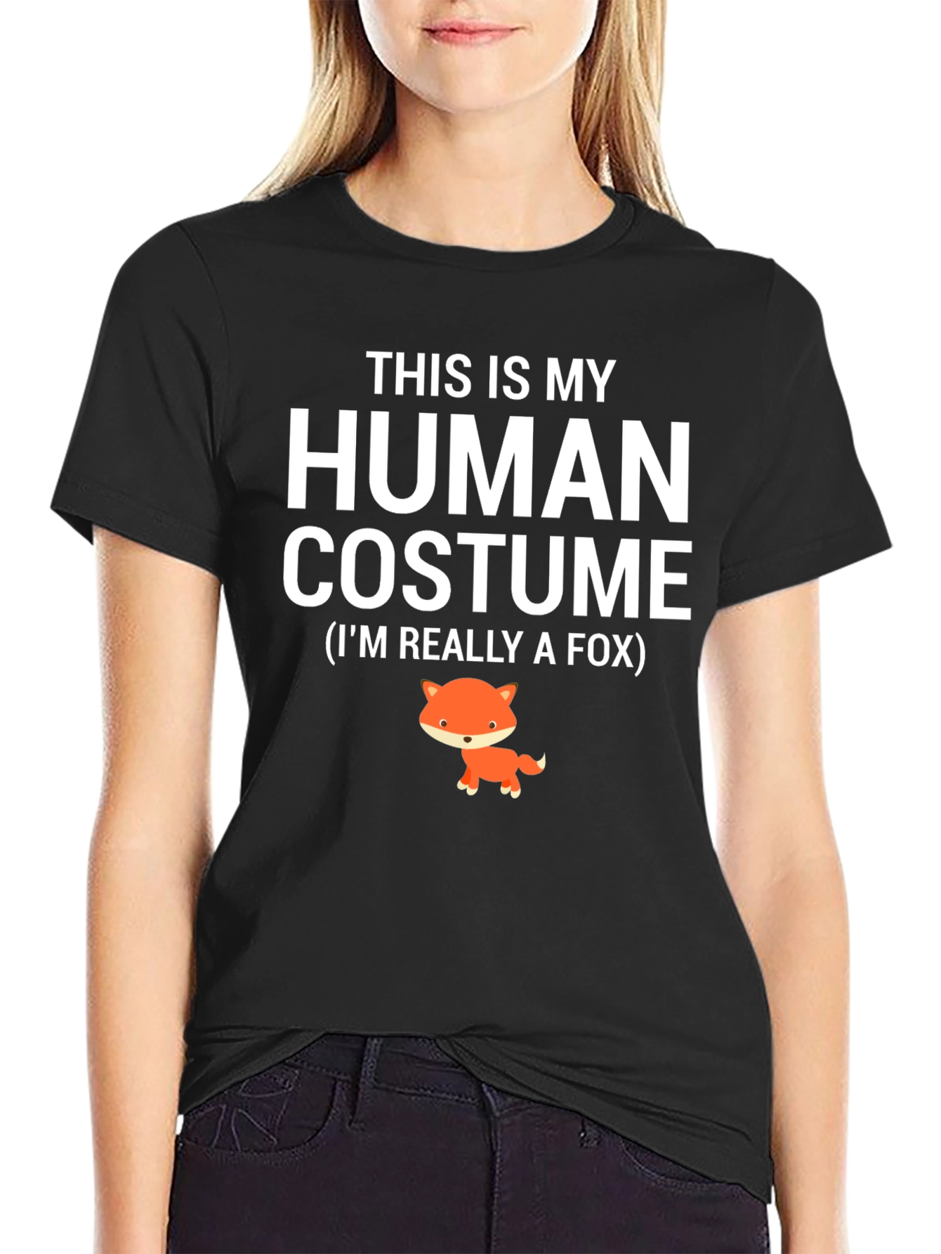 Human Costume - Im Really A Fox T-Shirt