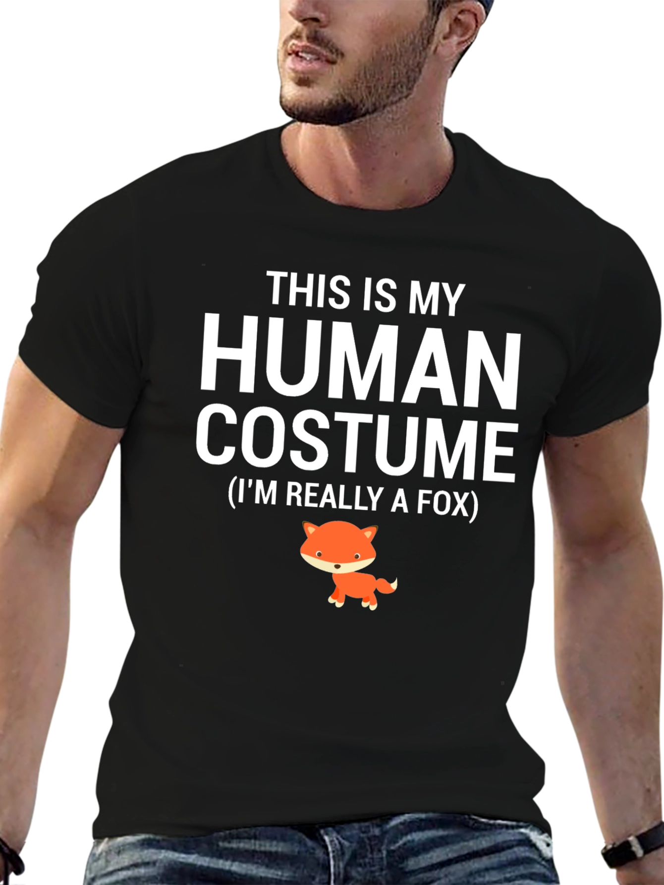 Human Costume - Im Really A Fox T-Shirt
