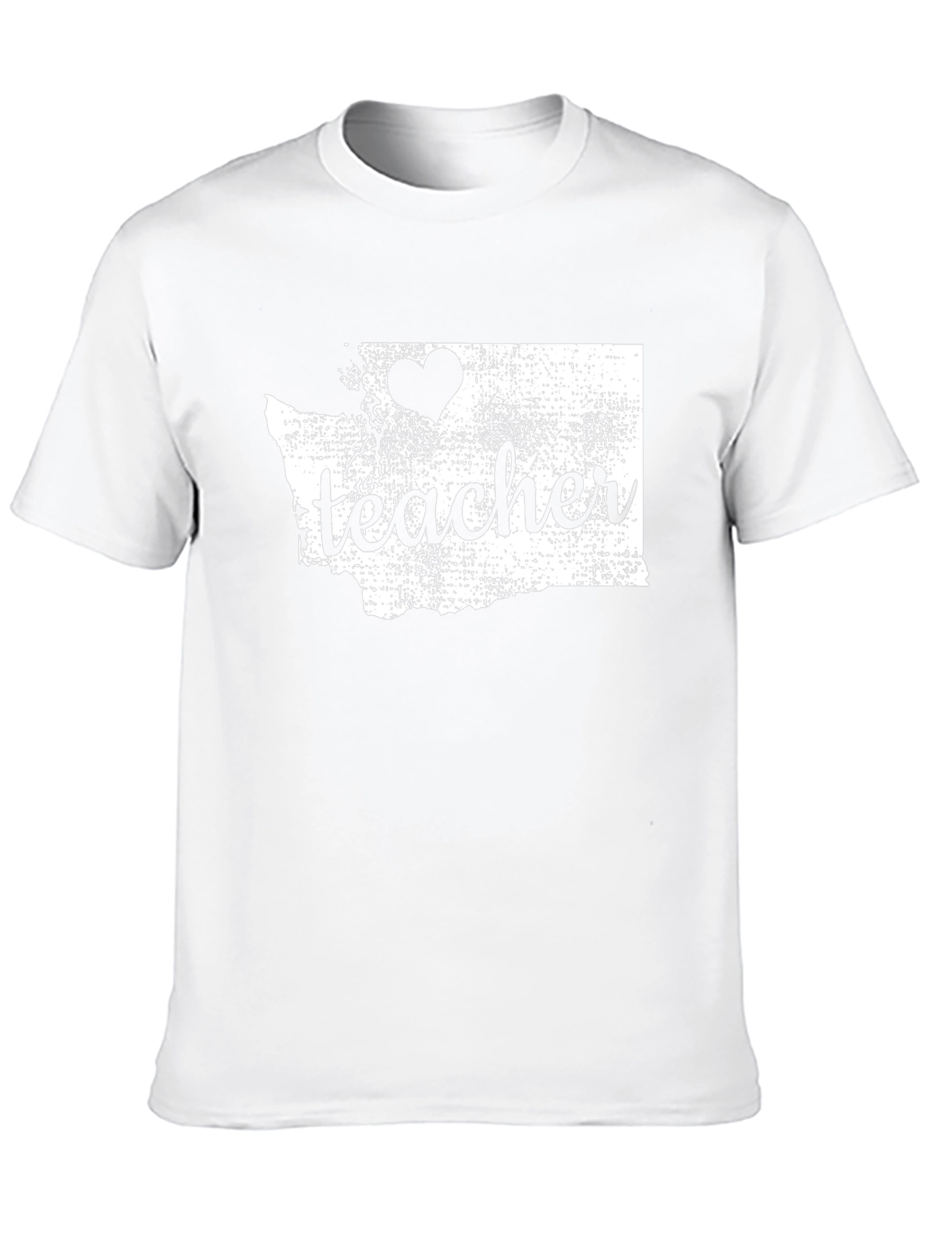 Teacher Washington State Heart Graphic Tee
