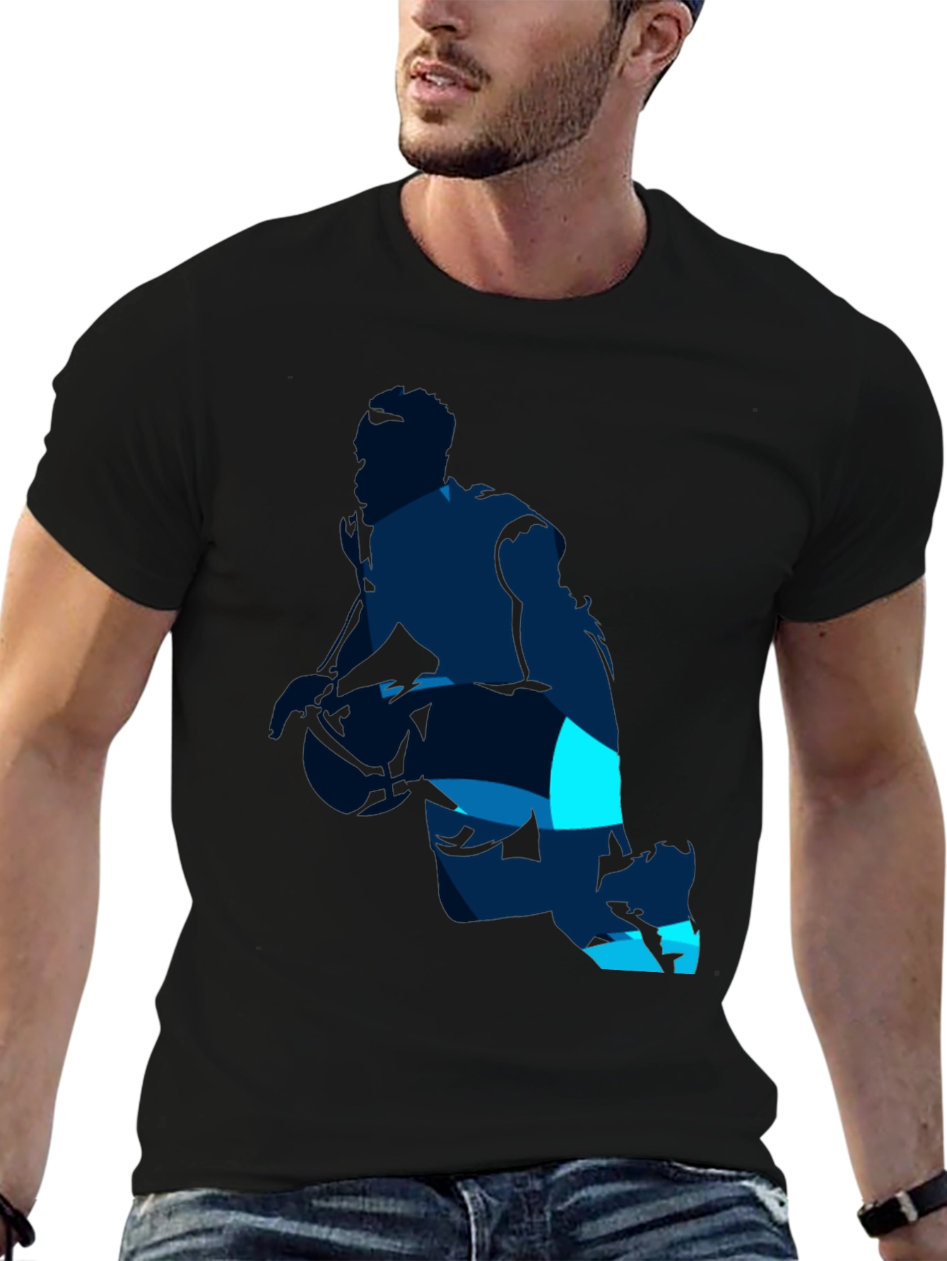 Cool Blue Graphic Tee