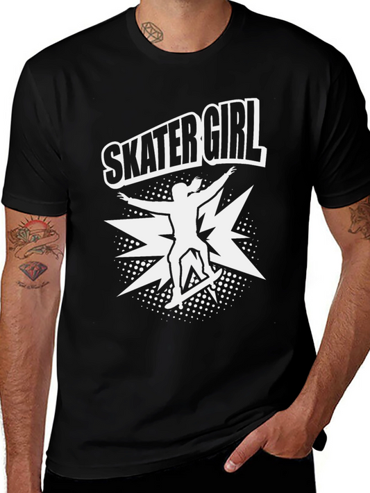 Skater Girl T-Shirt - Cool Graphic Tee for Skateboarding Fans