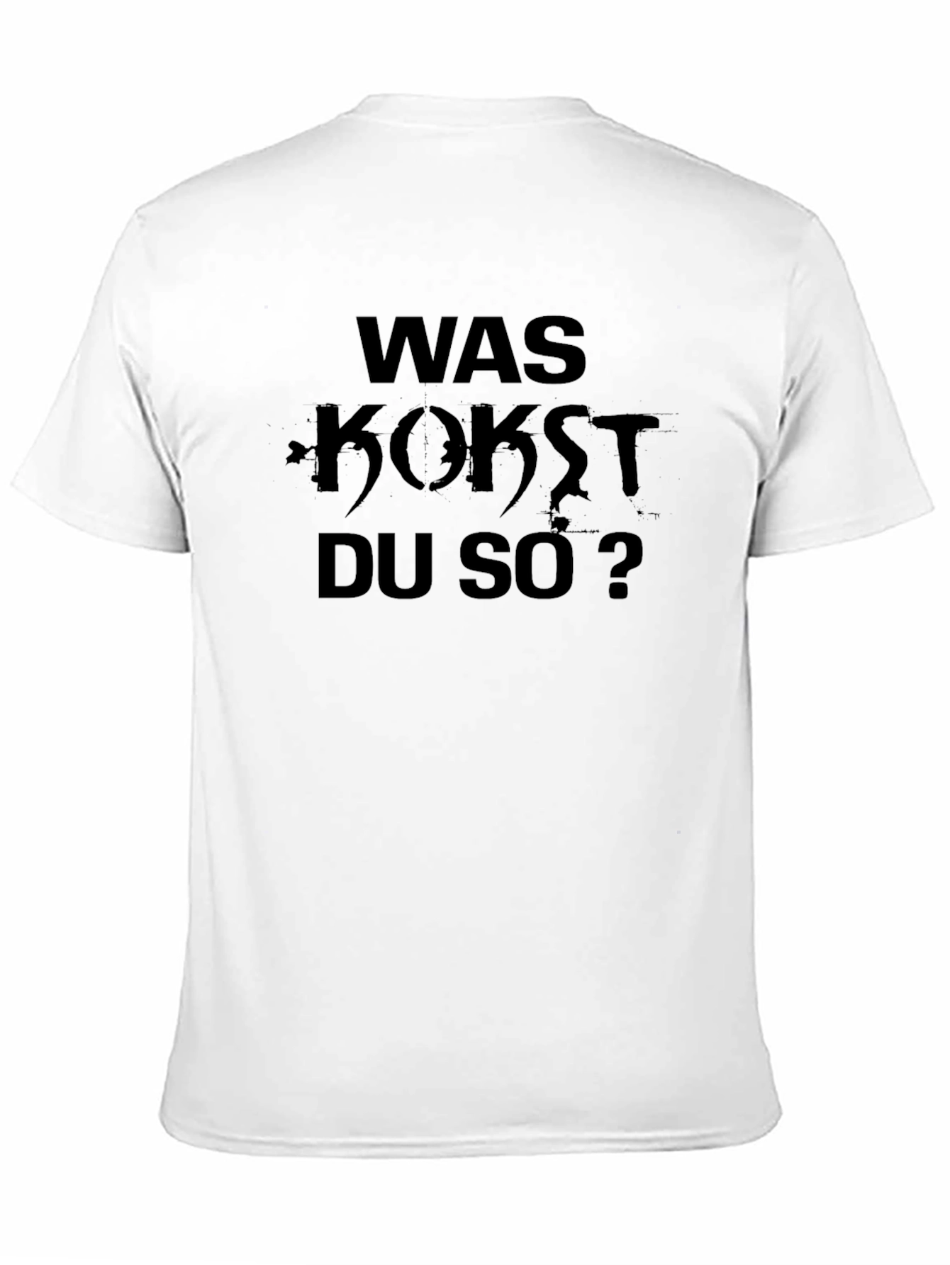 Was Kokst Du So? Black Graphic T-Shirt