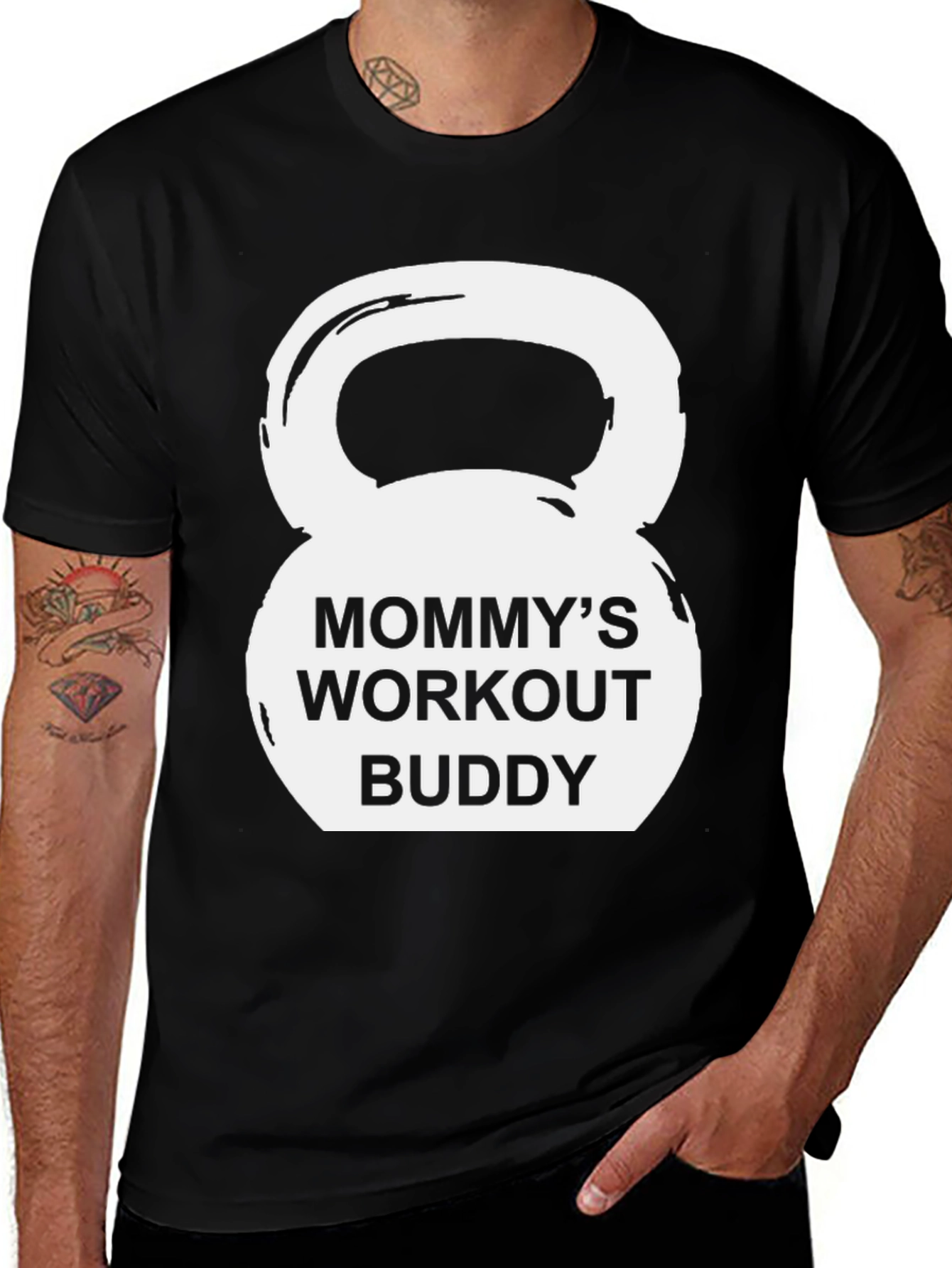 Mommys Workout Buddy Graphic Tee