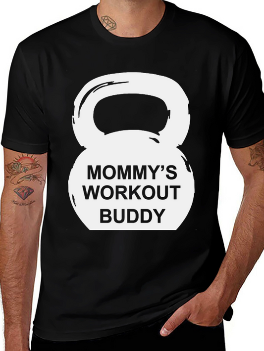 Mommys Workout Buddy Graphic Tee