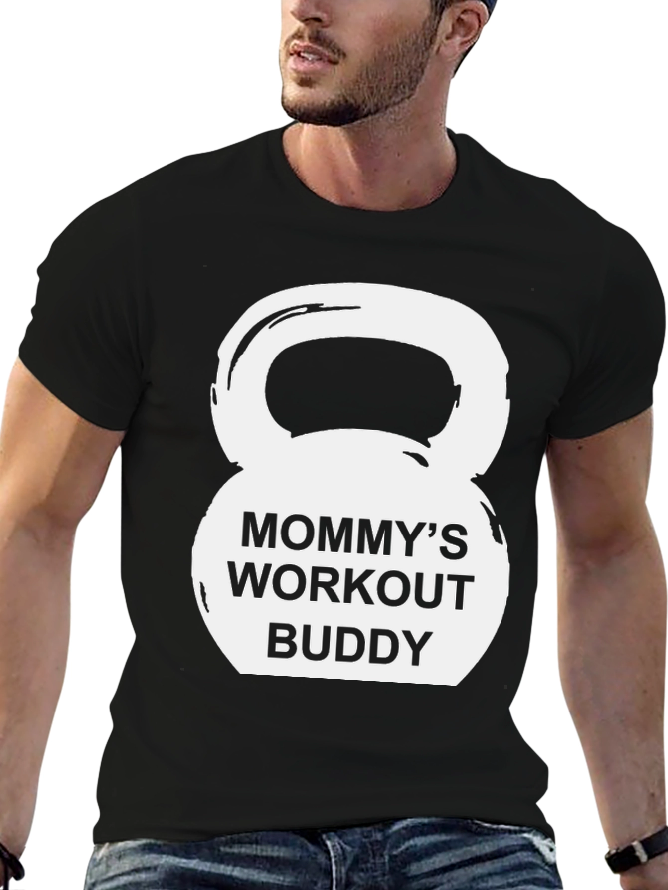 Mommys Workout Buddy Graphic Tee