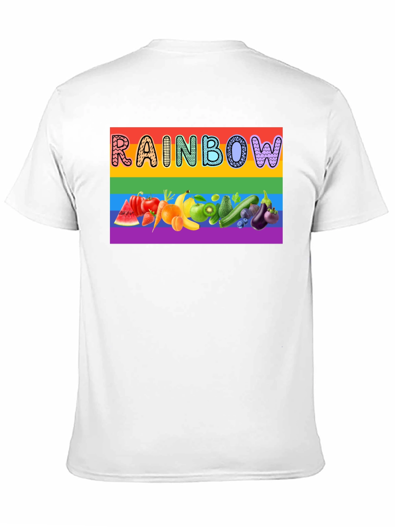 Rainbow Fruit & Veggie Pride T-Shirt
