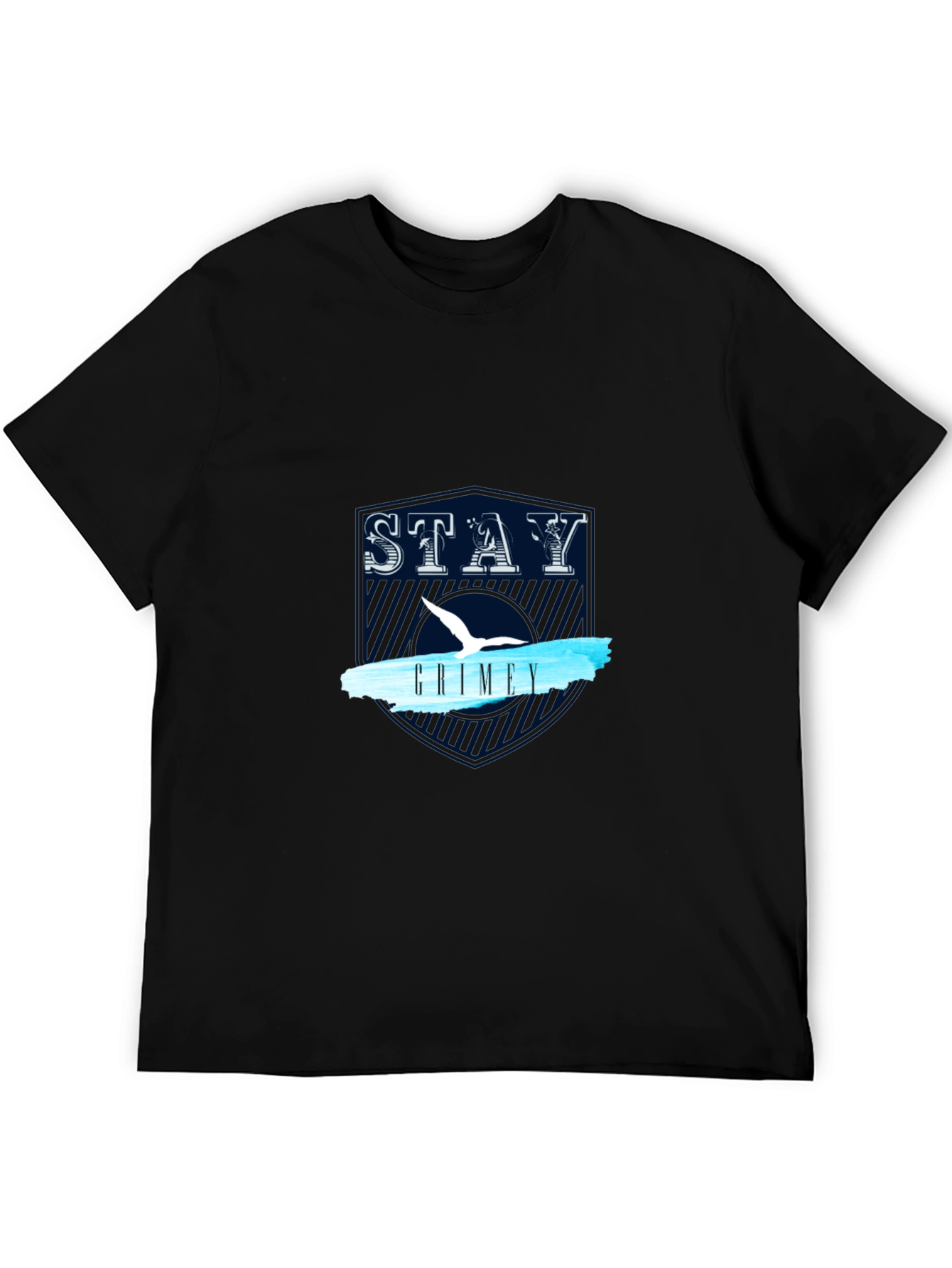 Stay Grimey Black Graphic Tee