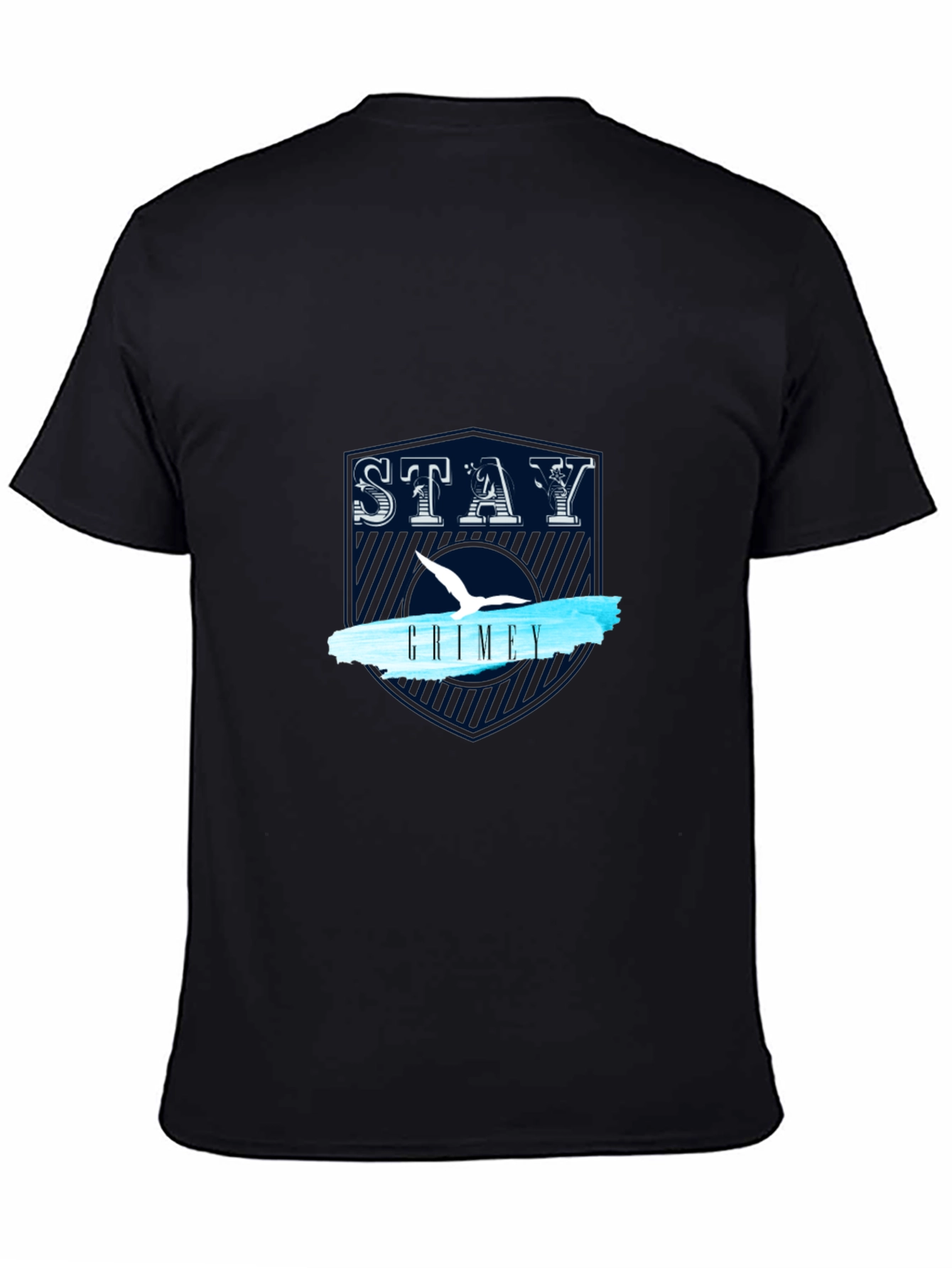 Stay Grimey Black Graphic Tee
