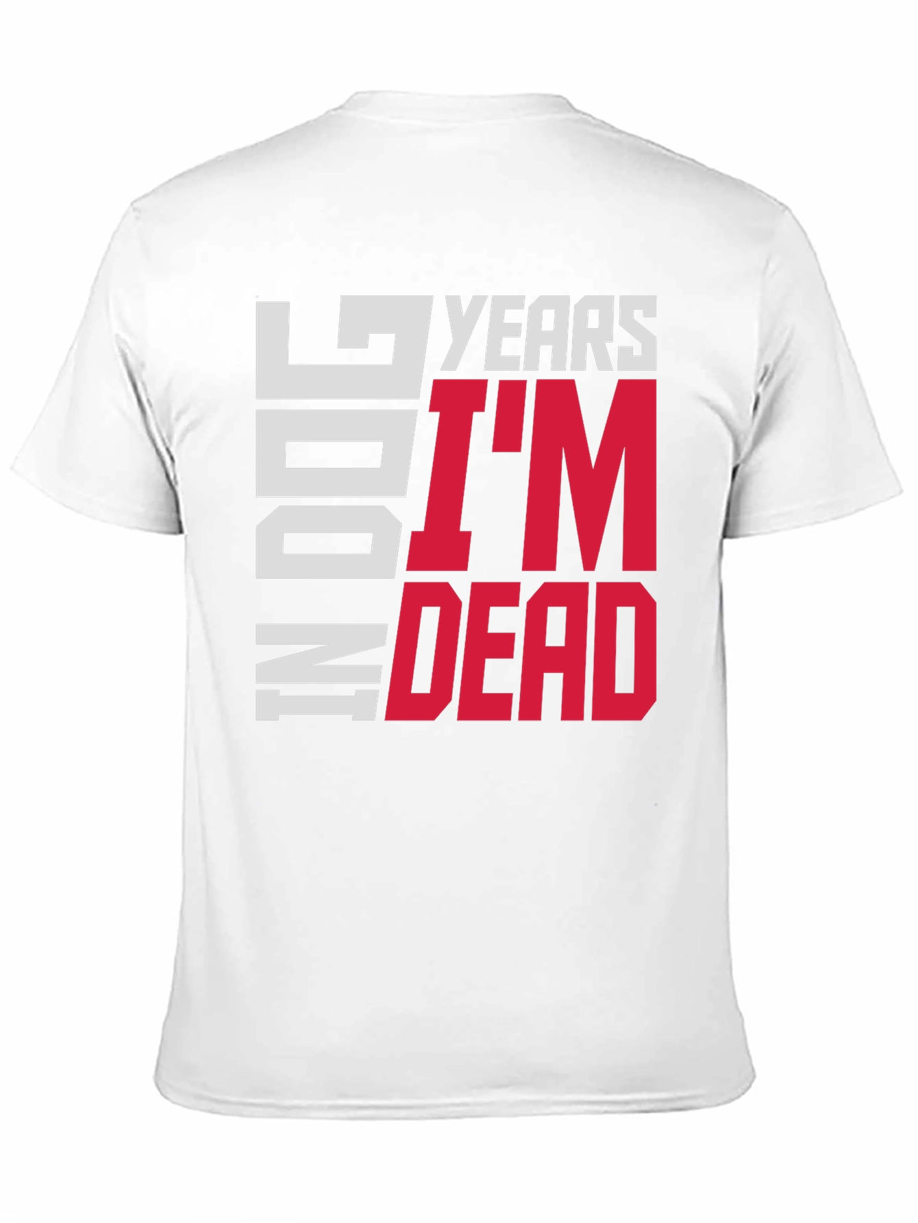 Funny 49 Dog Years Im Dead Graphic Tee