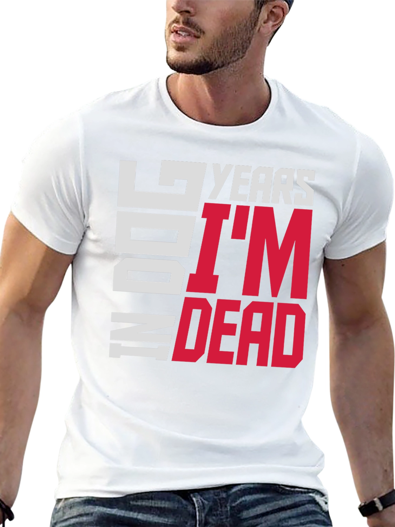 Funny 49 Dog Years Im Dead Graphic Tee