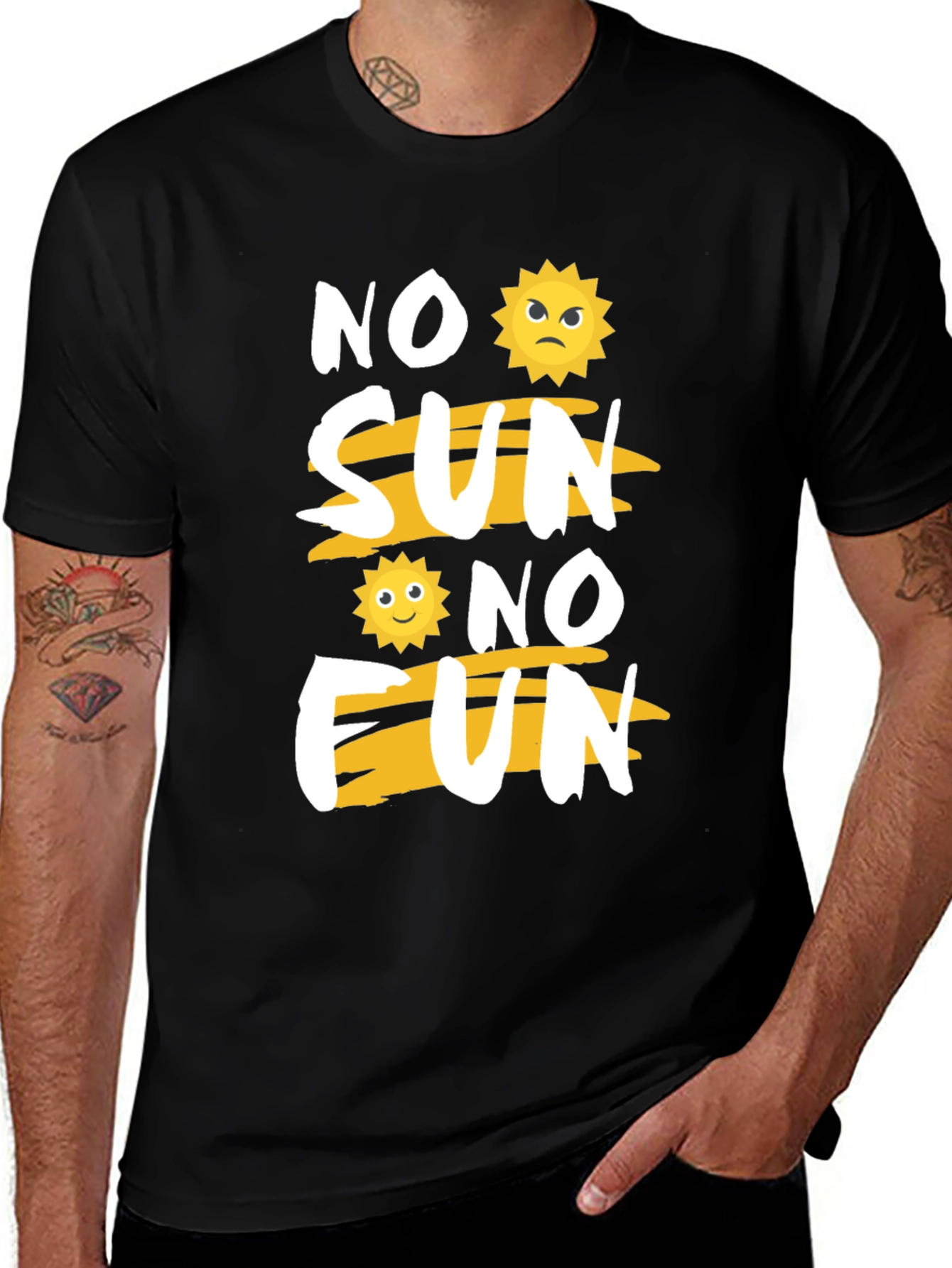 No Sun No Fun Graphic T-Shirt