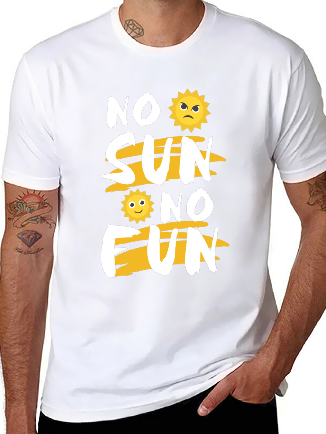 No Sun No Fun Graphic T-Shirt