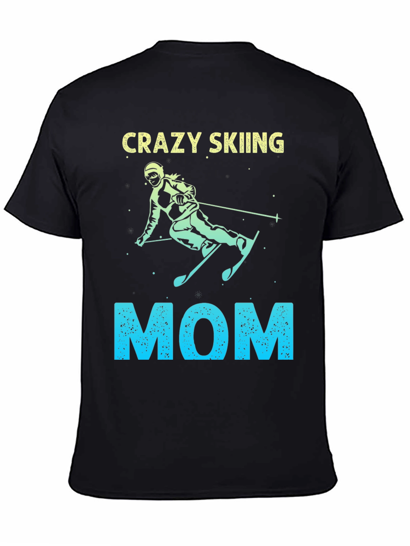 Crazy Skiing Mom Graphic Tee