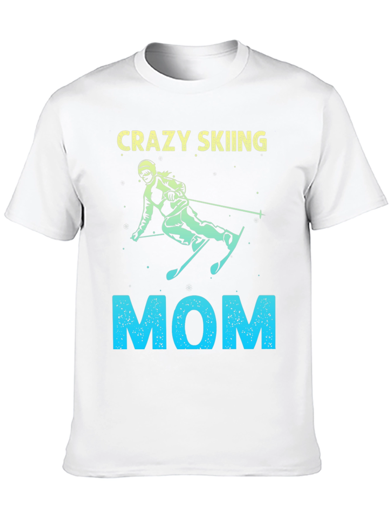 Crazy Skiing Mom Graphic Tee