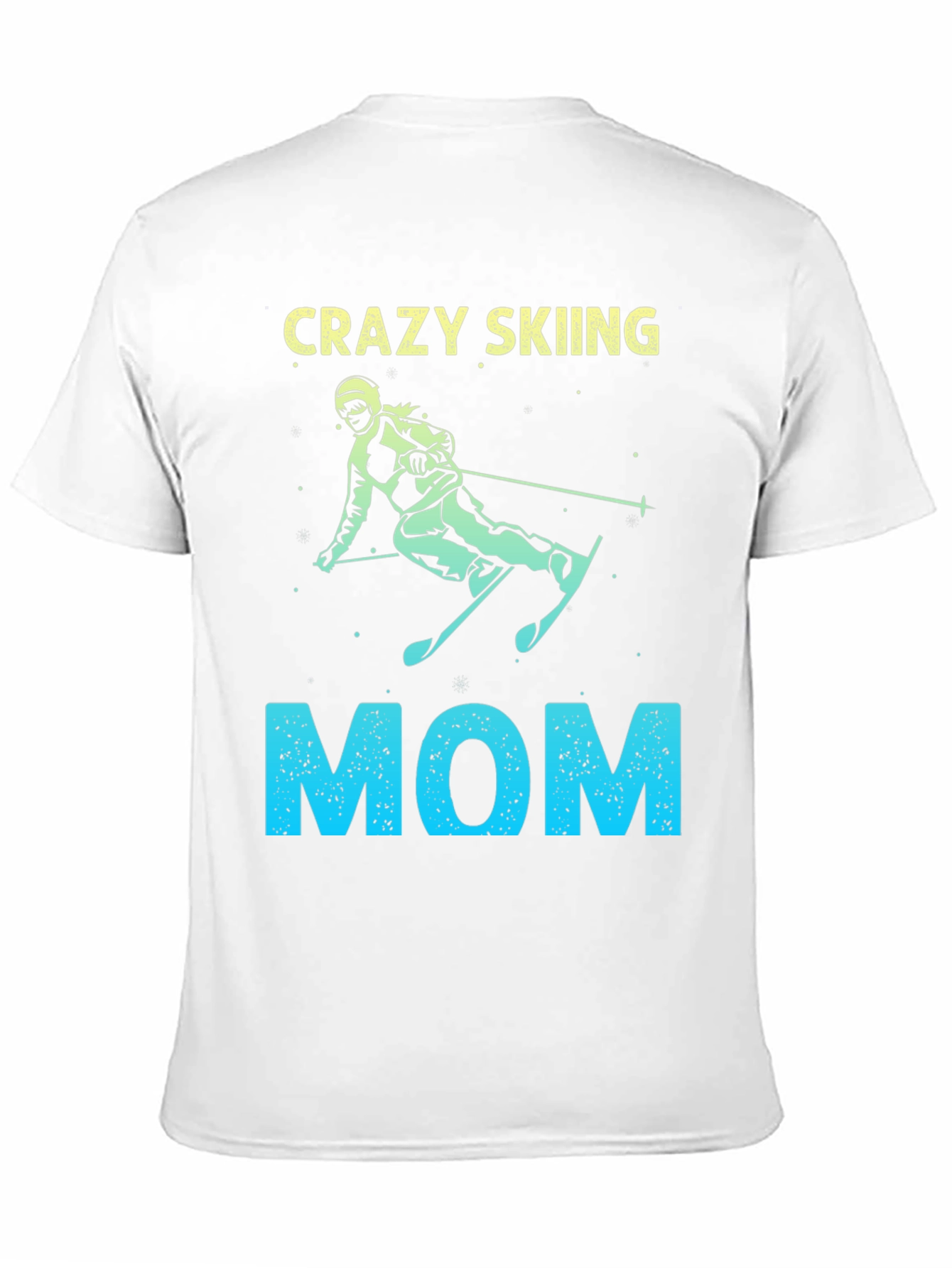 Crazy Skiing Mom Graphic Tee