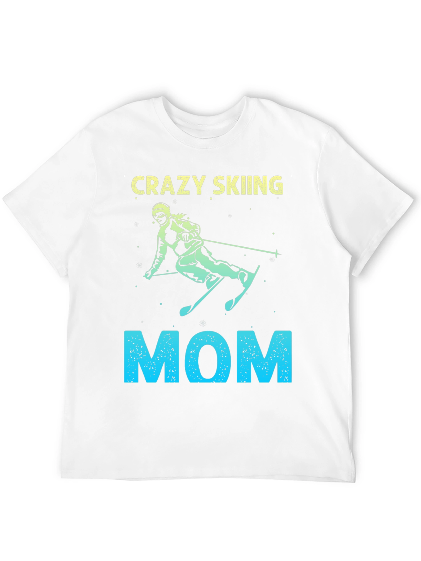 Crazy Skiing Mom Graphic Tee