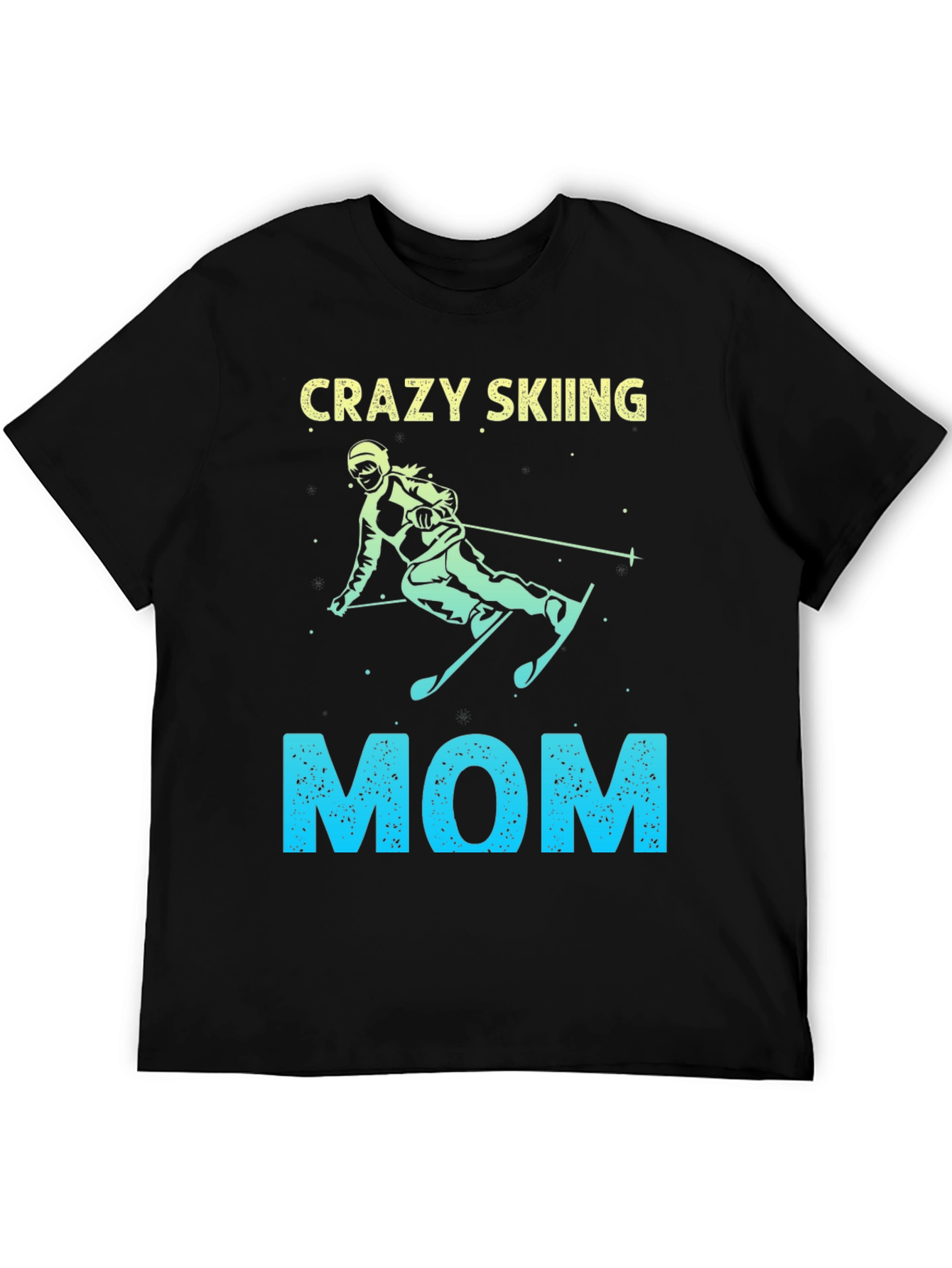 Crazy Skiing Mom Graphic Tee