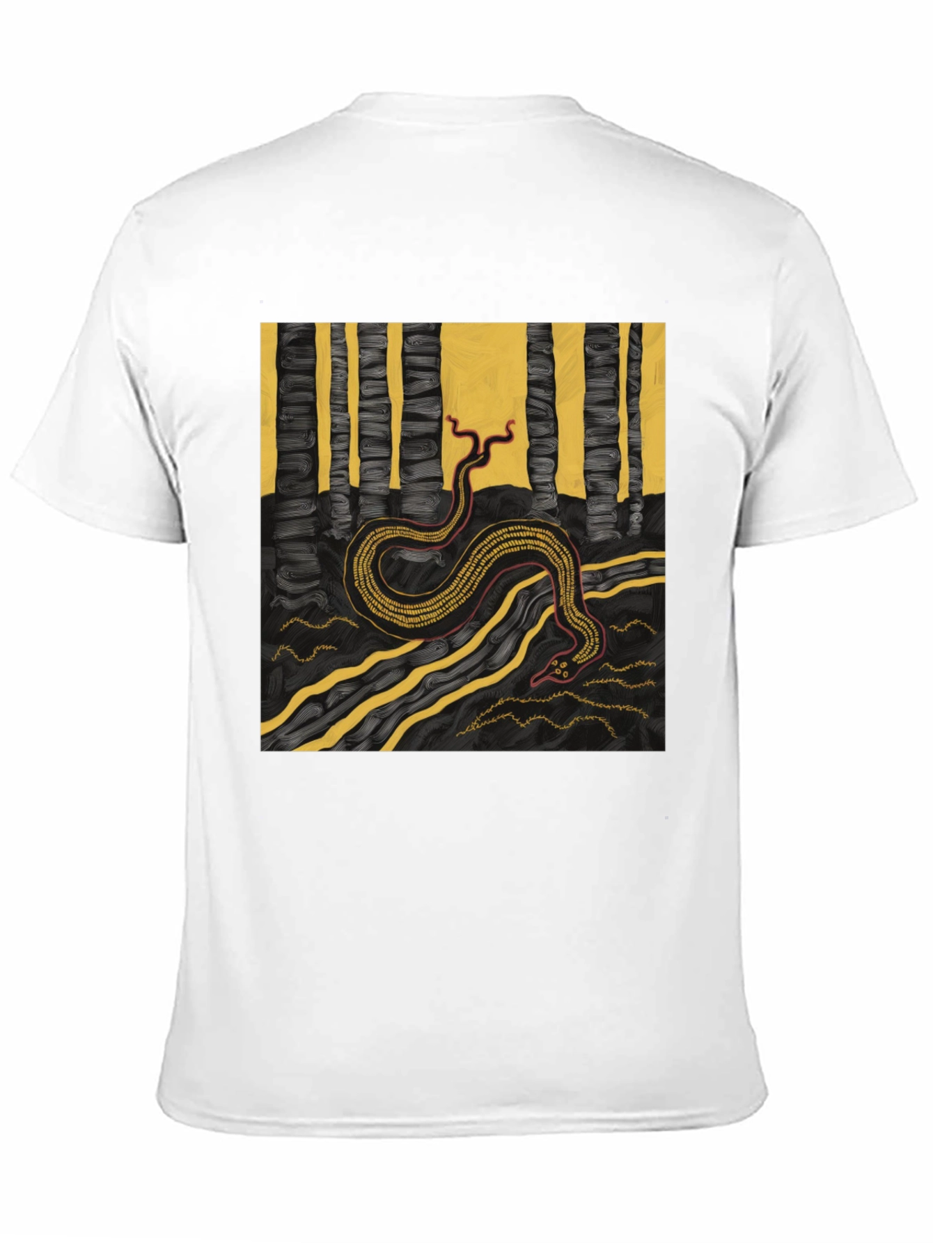 Serpentine Forest Tee - Unique Graphic Print