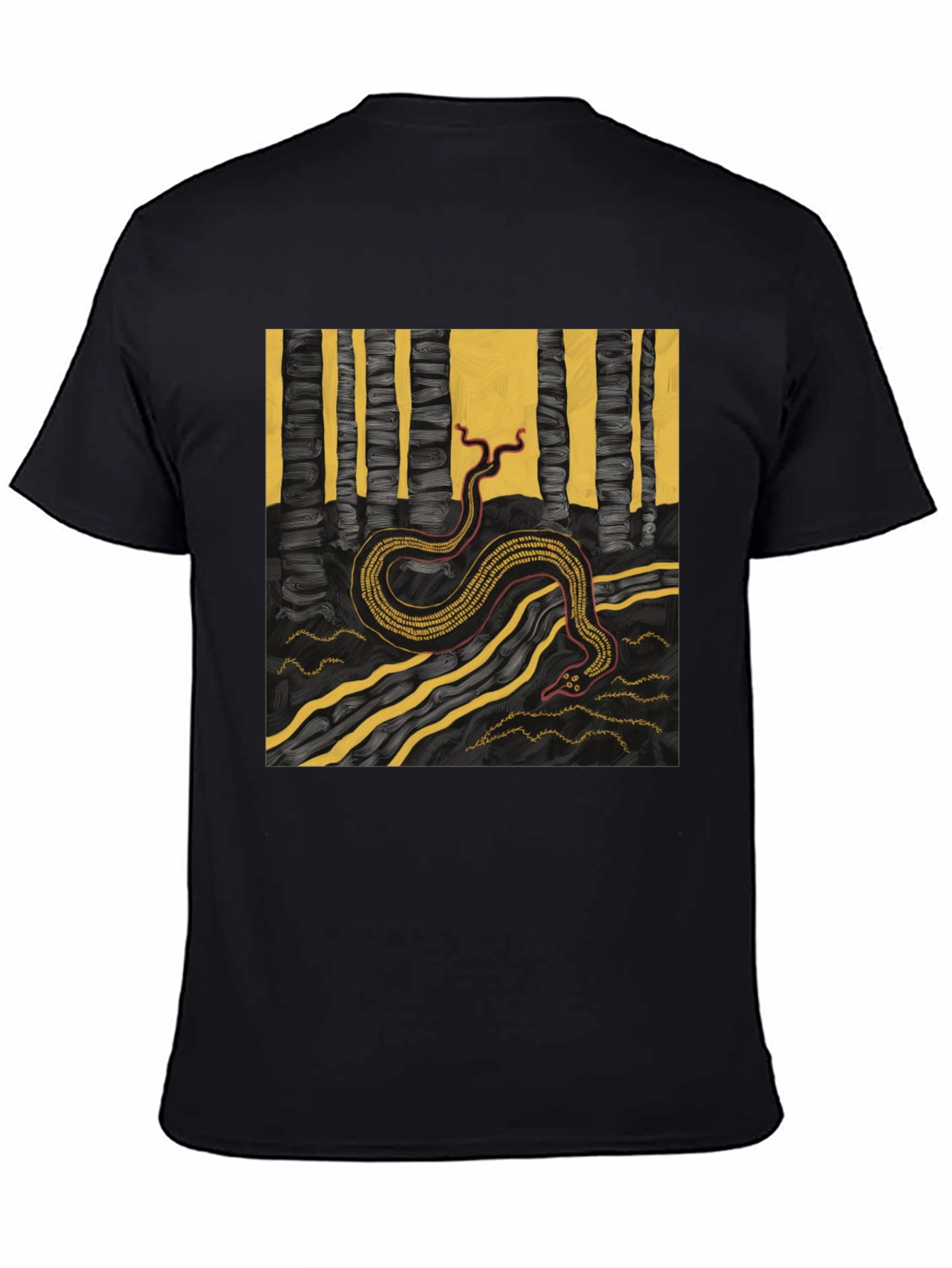 Serpentine Forest Tee - Unique Graphic Print