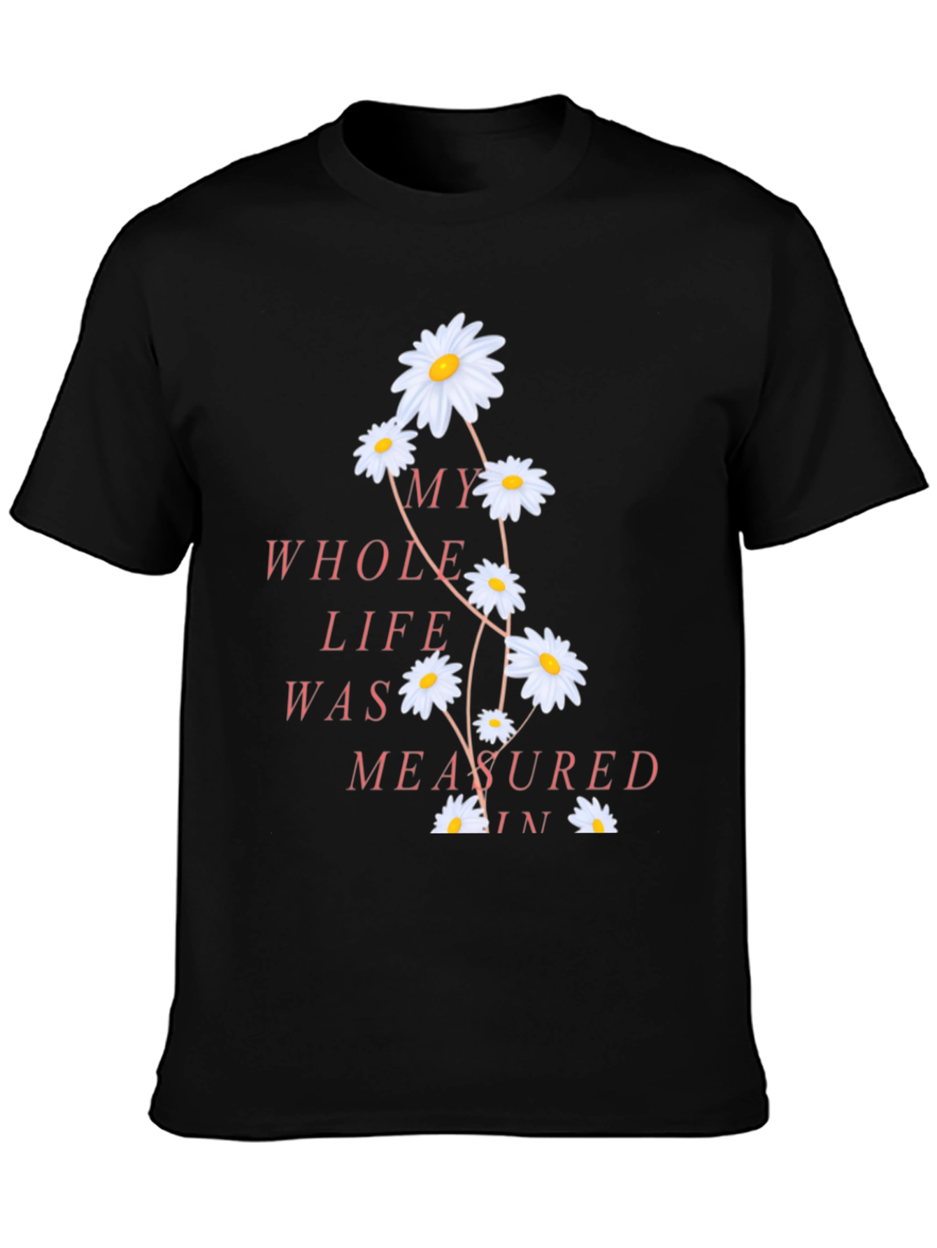 Floral Quote Tee - Measured in Daisies