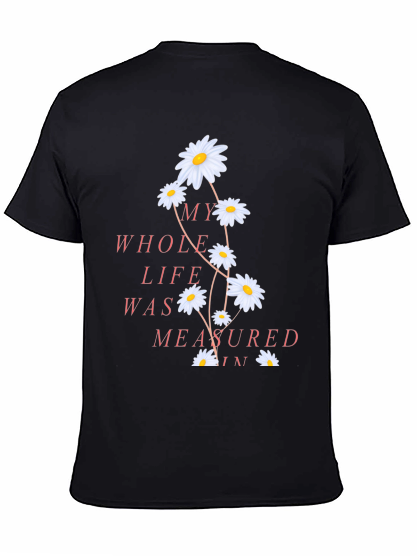 Floral Quote Tee - Measured in Daisies