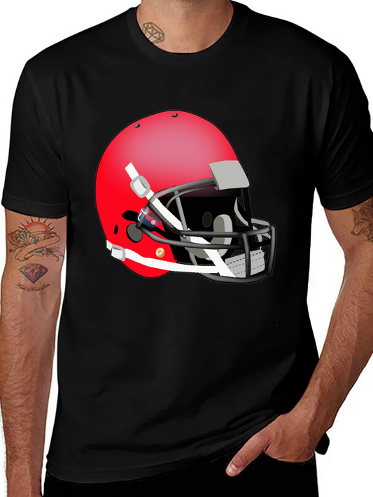 Football Helmet Graphic Tee