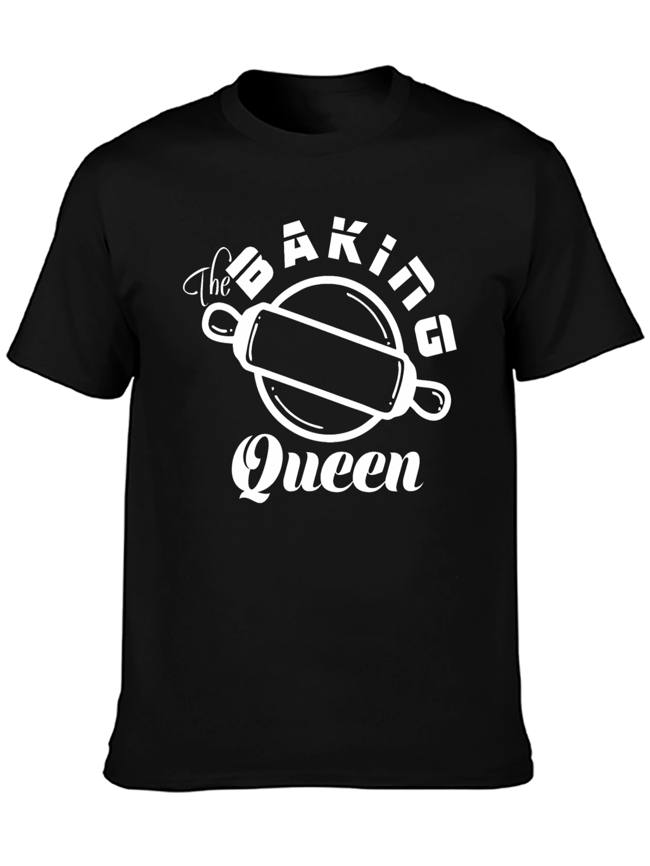 The Baking Queen Black Graphic Tee
