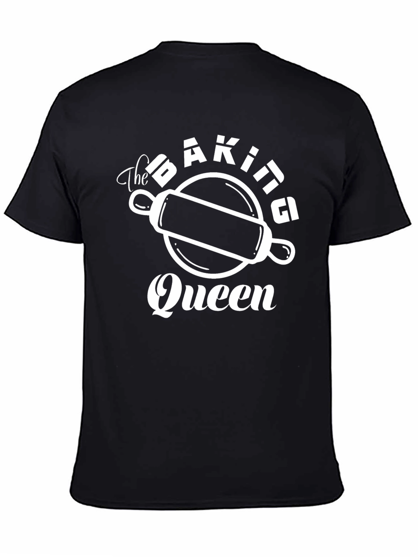 The Baking Queen Black Graphic Tee
