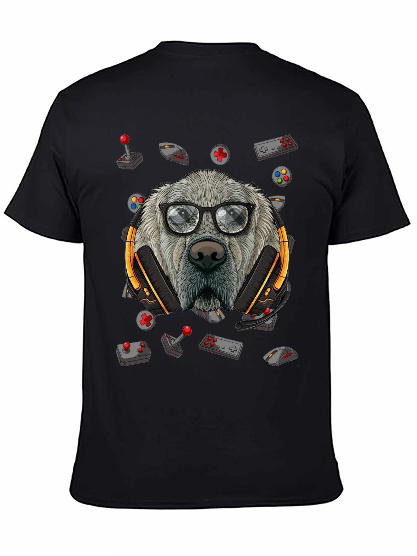 Gamer Dog T-Shirt: Playful & Cool!