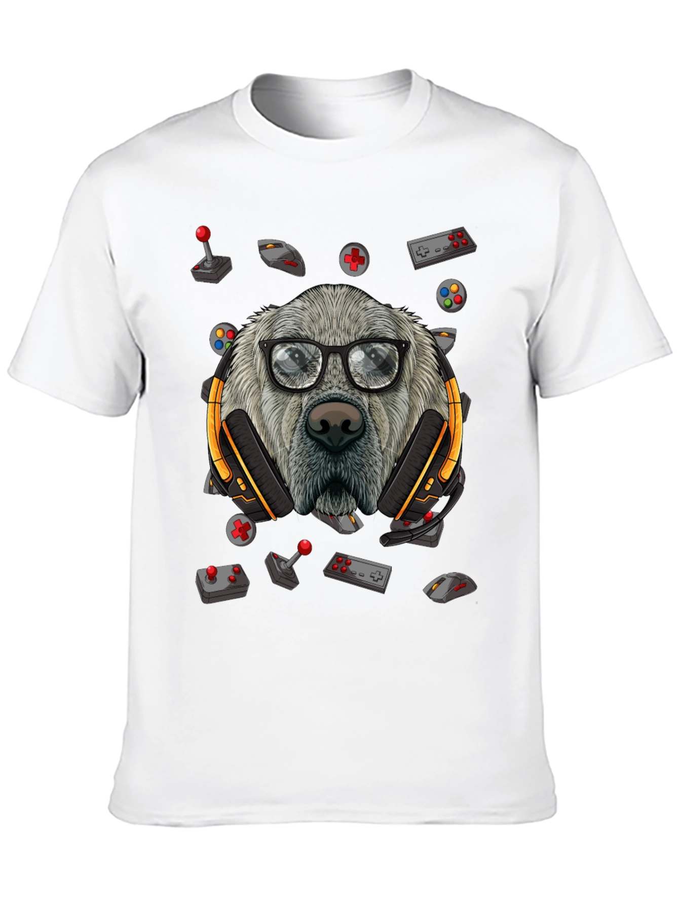 Gamer Dog T-Shirt: Playful & Cool!