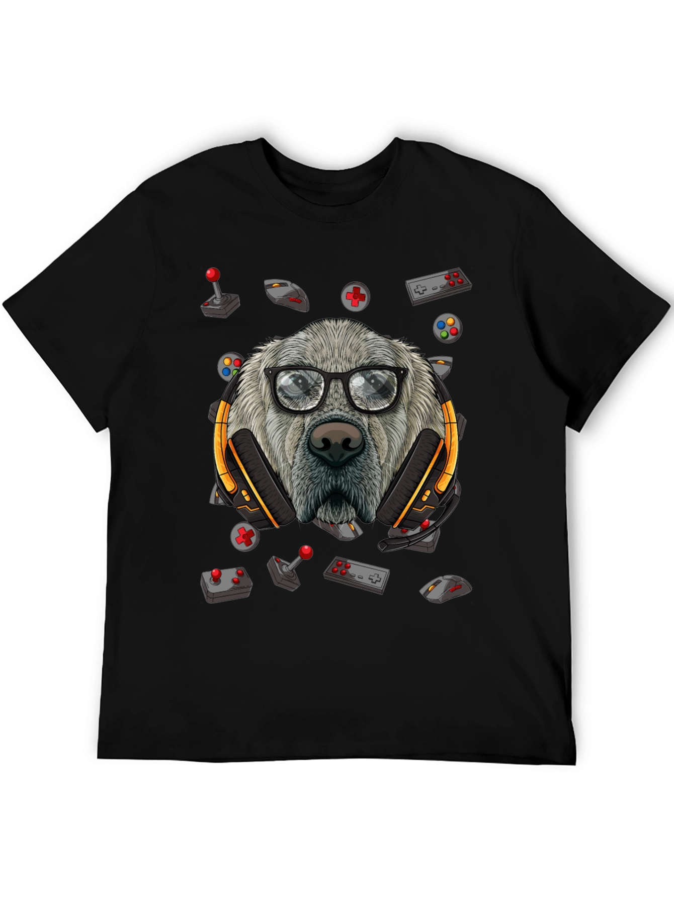 Gamer Dog T-Shirt: Playful & Cool!