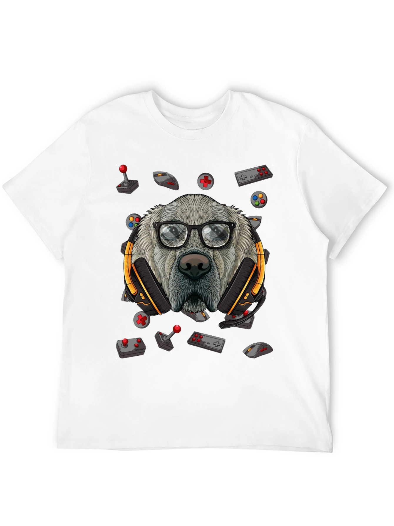Gamer Dog T-Shirt: Playful & Cool!