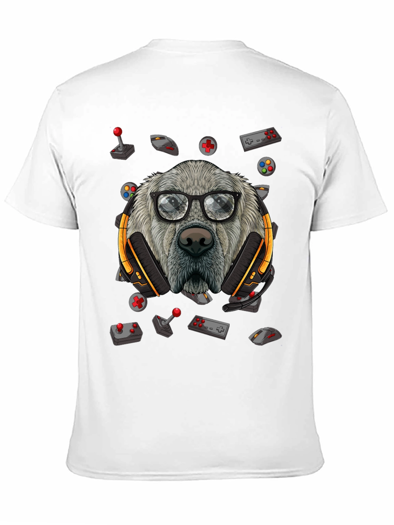 Gamer Dog T-Shirt: Playful & Cool!