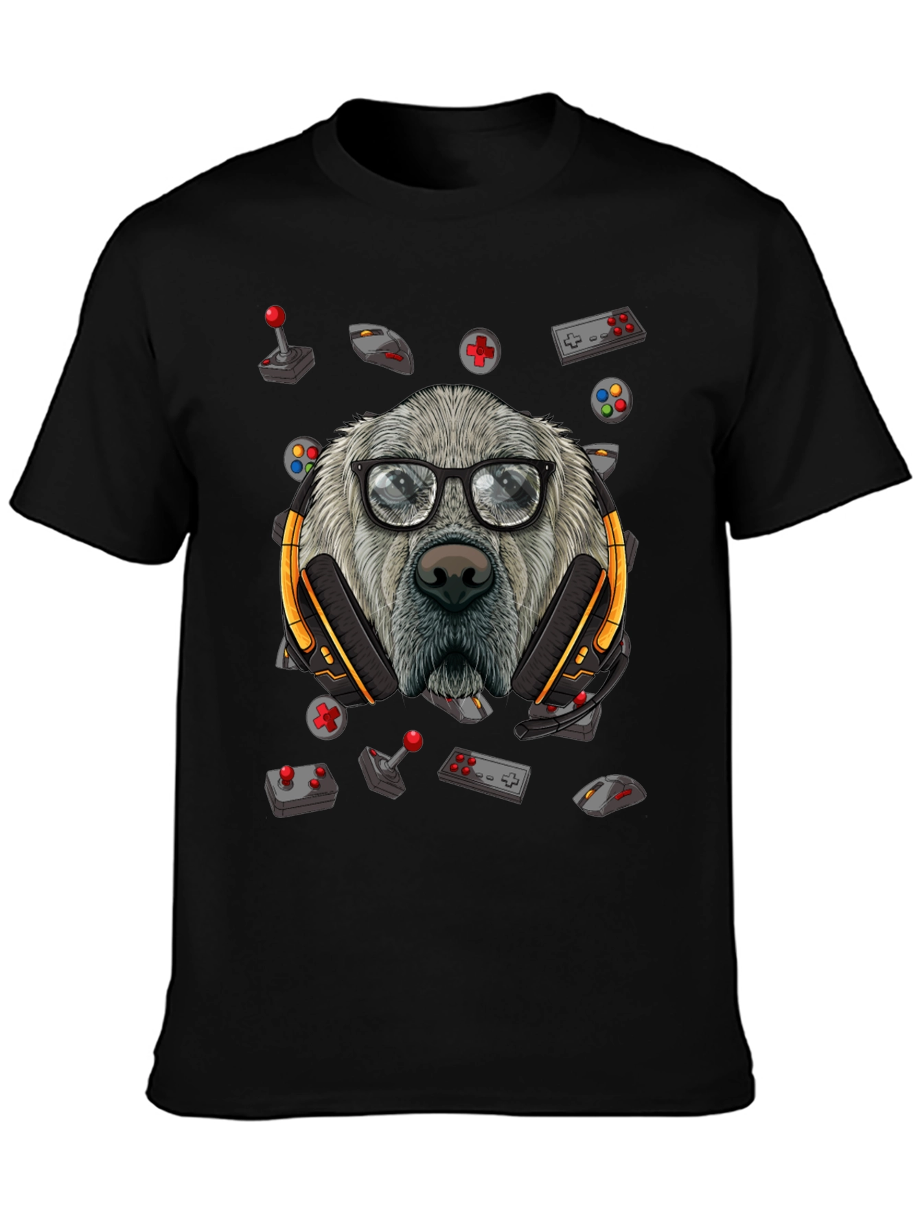 Gamer Dog T-Shirt: Playful & Cool!