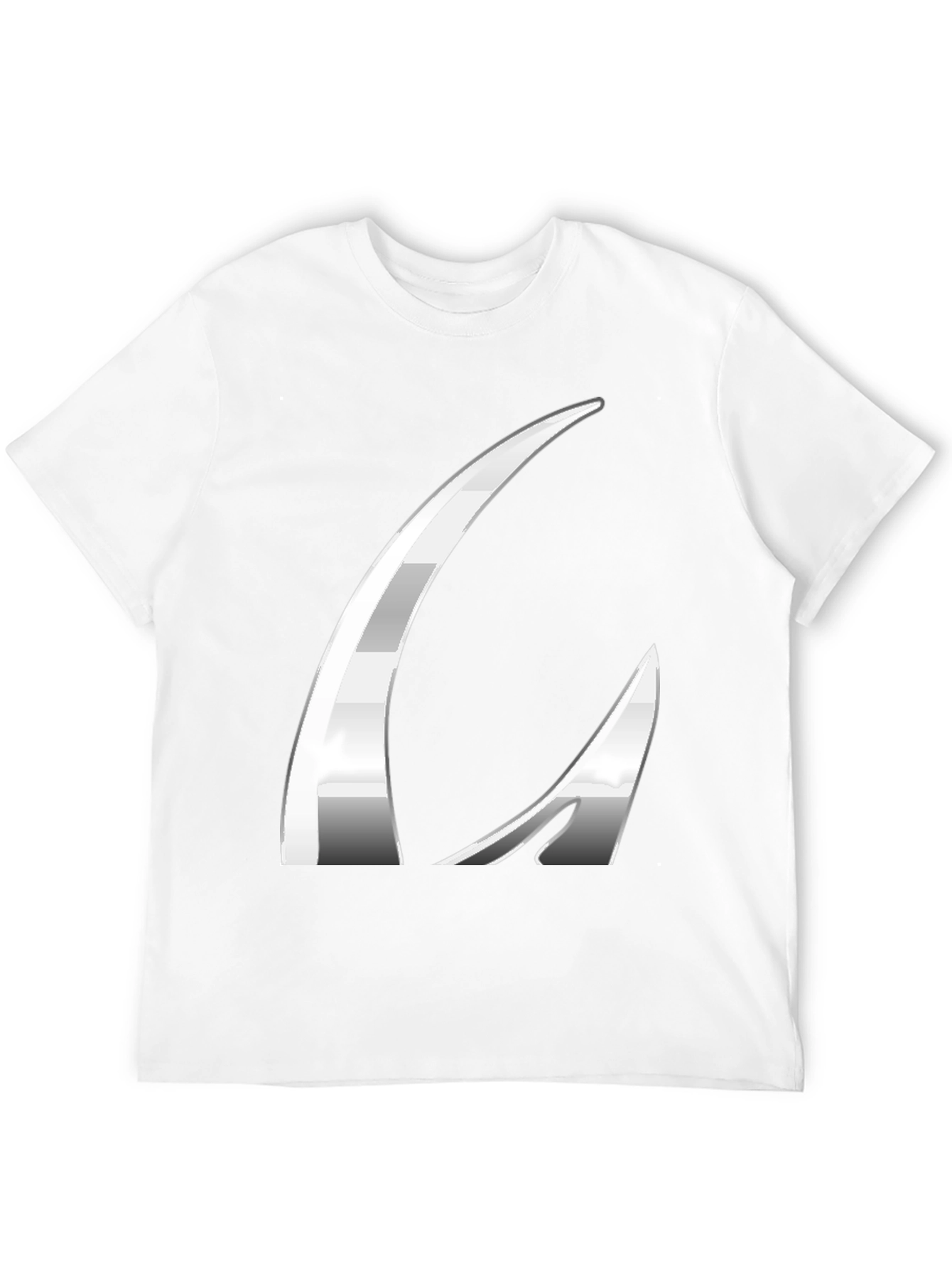 Modern Black Graphic Tee with Abstract Design