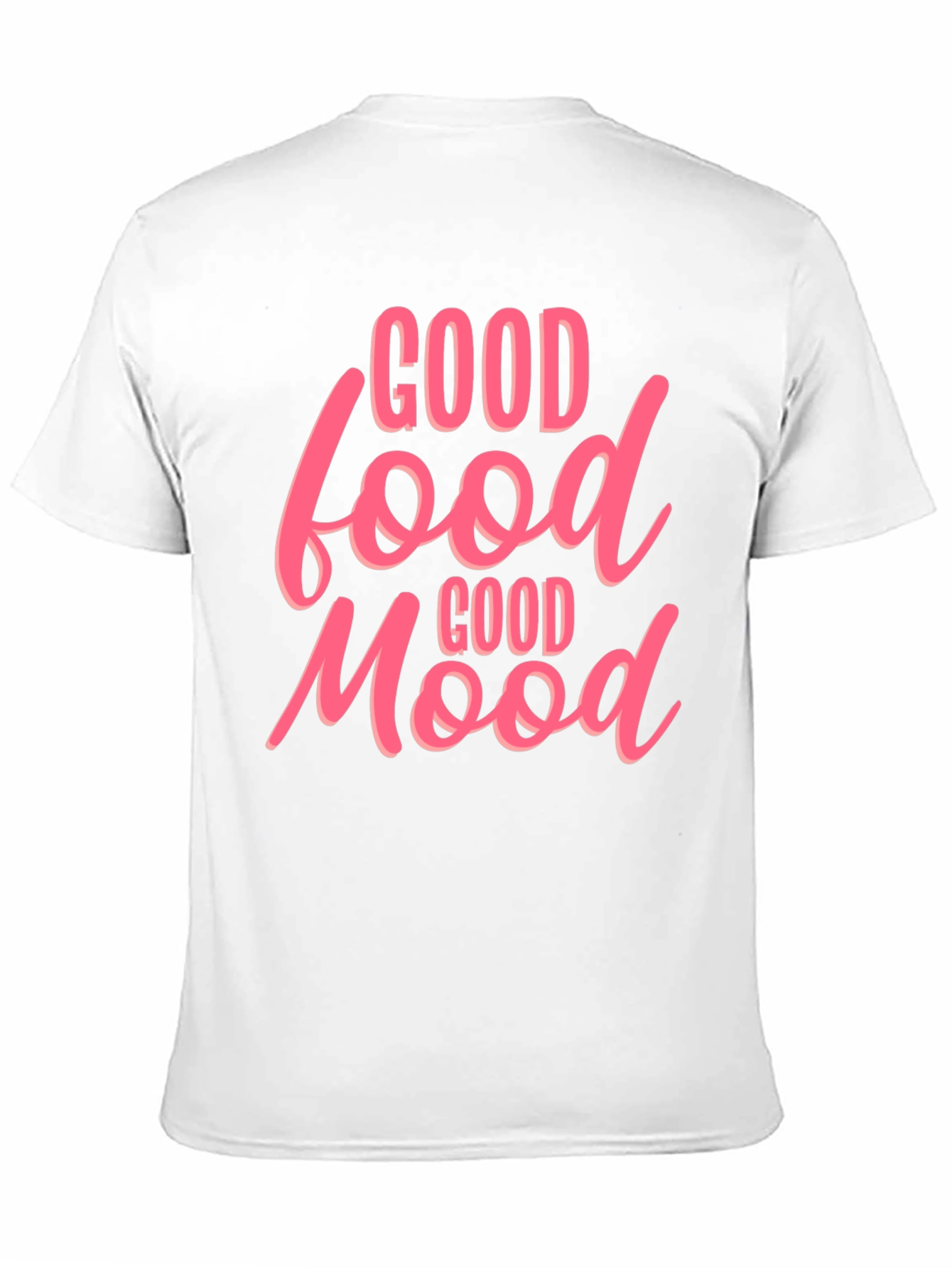 Good Food Good Mood Graphic Tee - Black