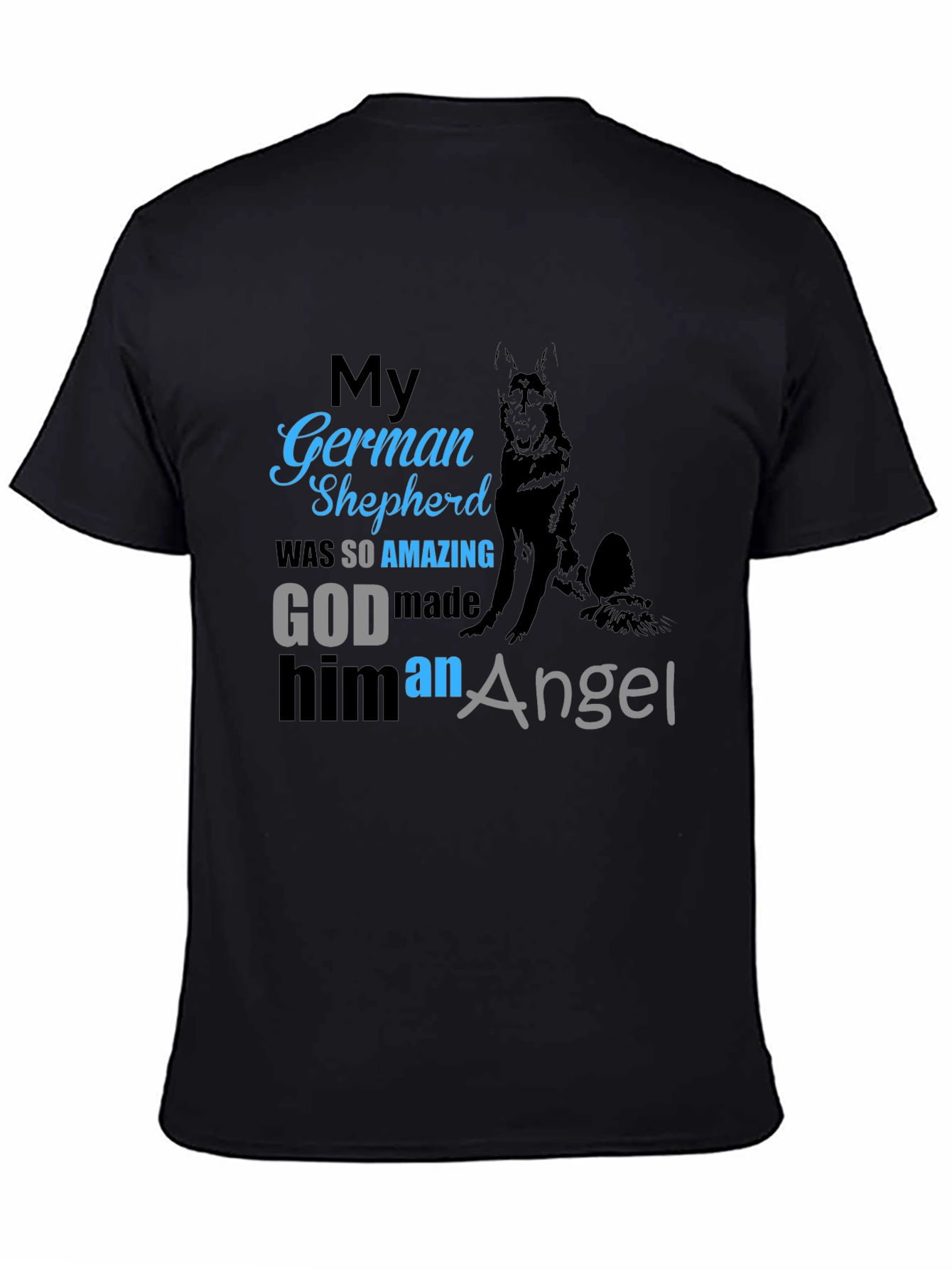 German Shepherd Angel T-Shirt - Dog Memorial Tee