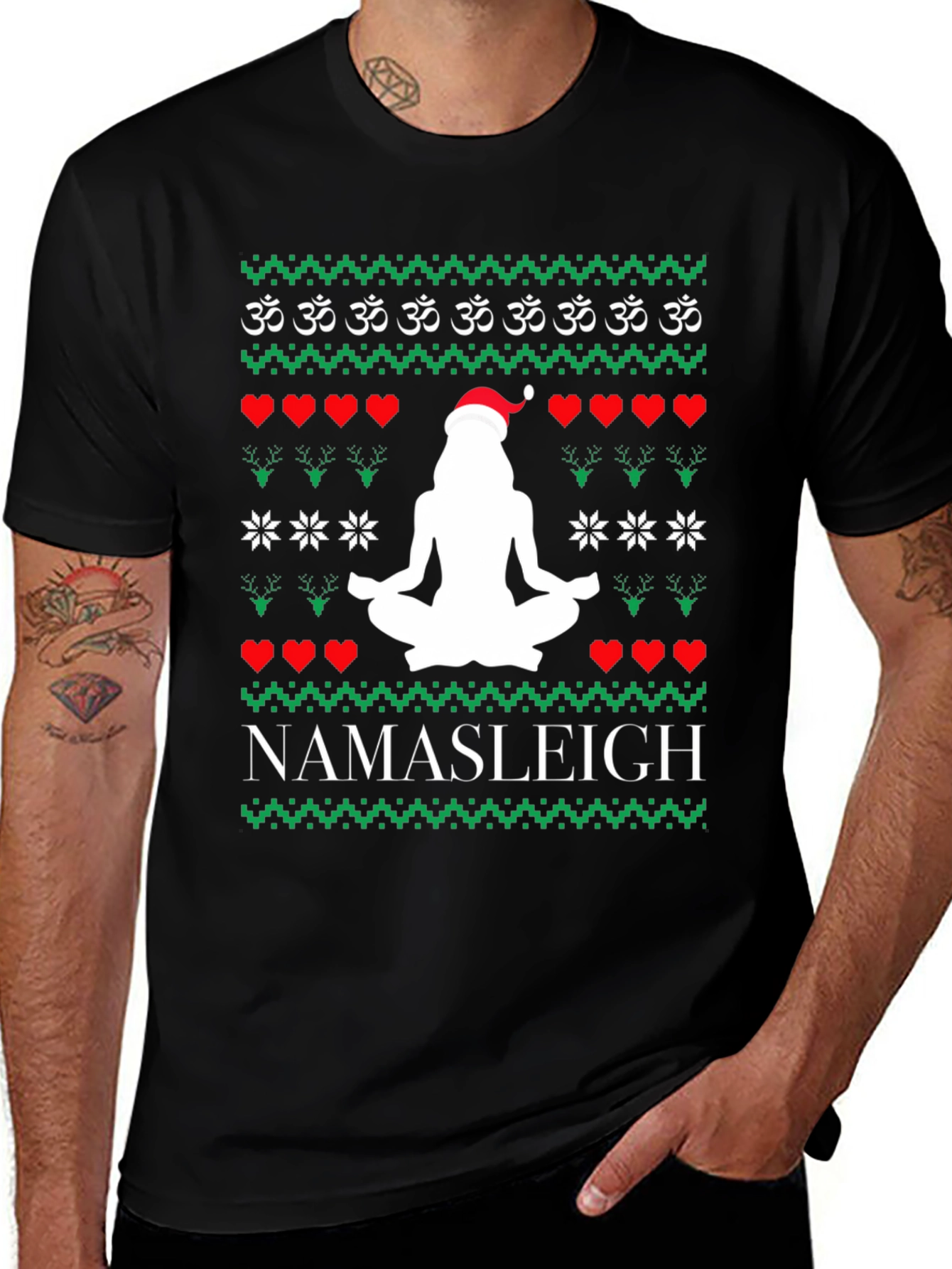 Namaste Christmas T-Shirt