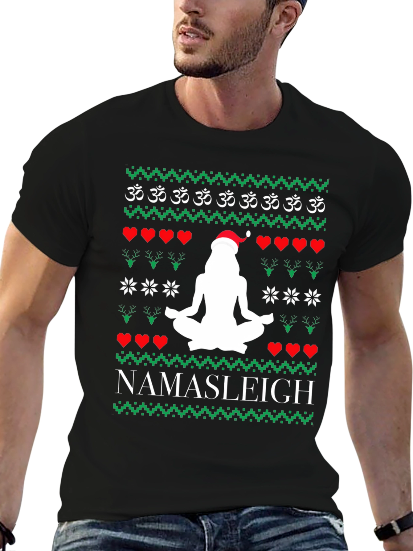 Namaste Christmas T-Shirt