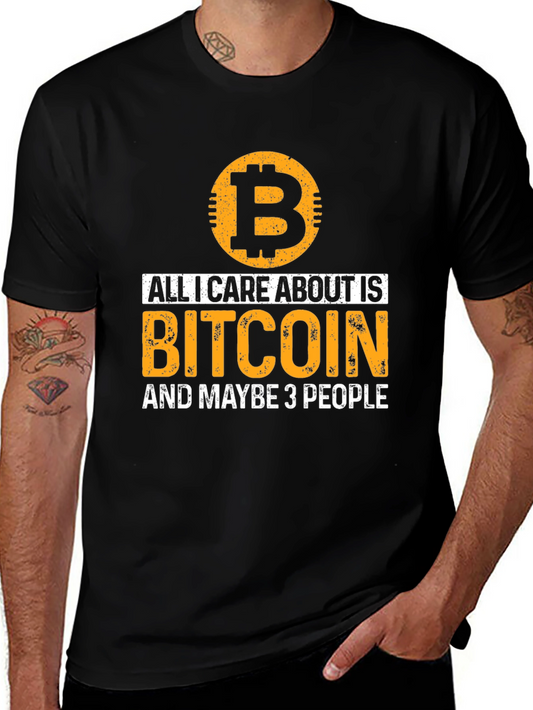 Bitcoin Graphic Tee - Crypto Lover T-Shirt