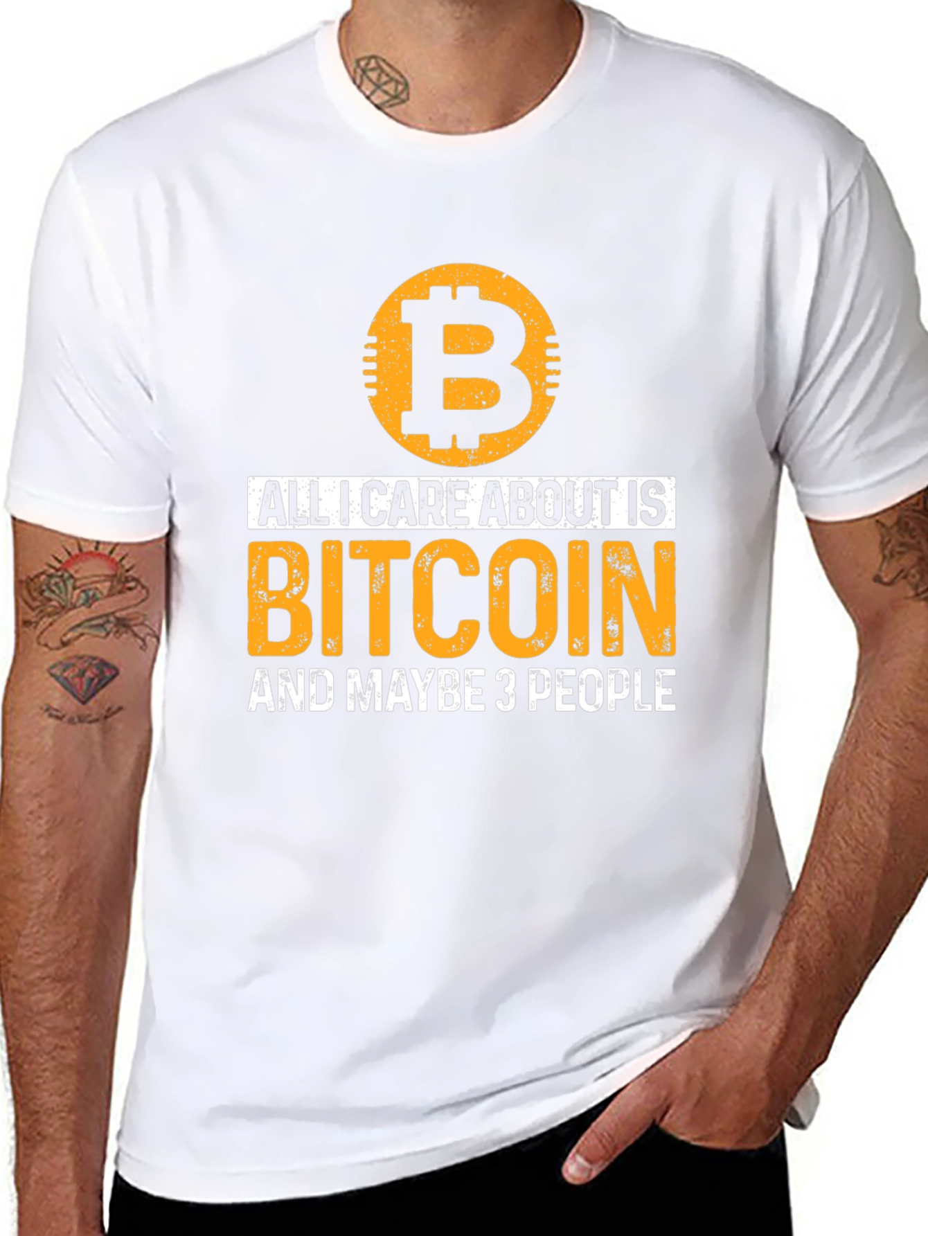 Bitcoin Graphic Tee - Crypto Lover T-Shirt