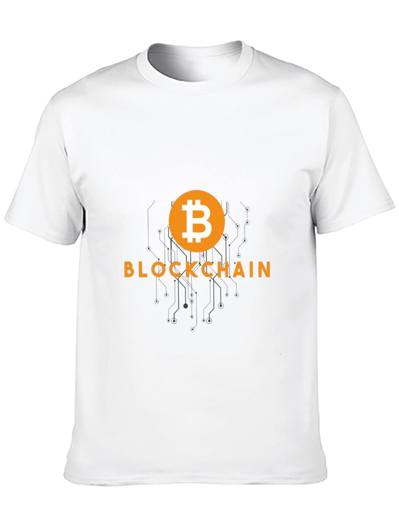 Blockchain Bitcoin Graphic Tee - Crypto T-Shirt