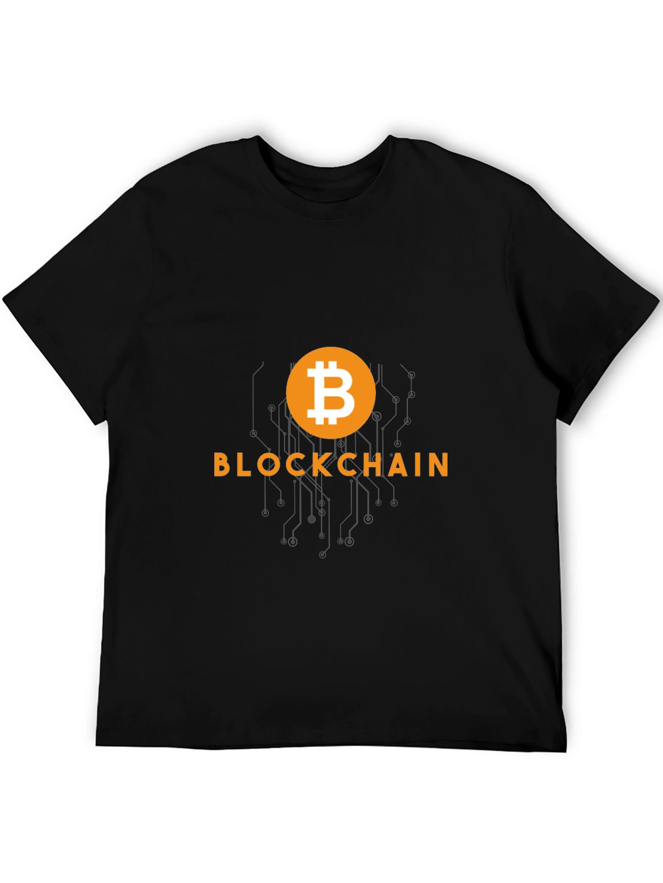 Blockchain Bitcoin Graphic Tee - Crypto T-Shirt