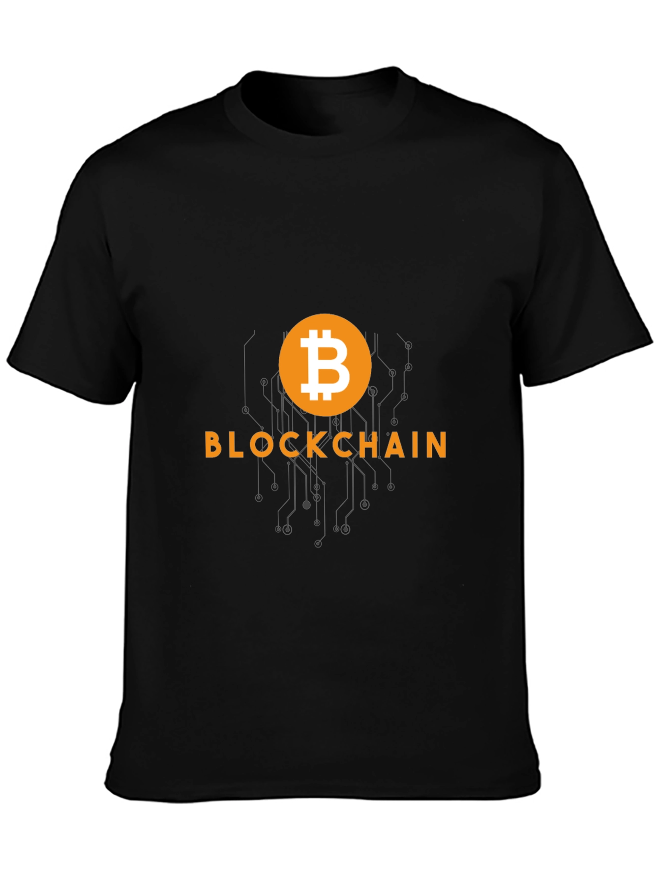 Blockchain Bitcoin Graphic Tee - Crypto T-Shirt