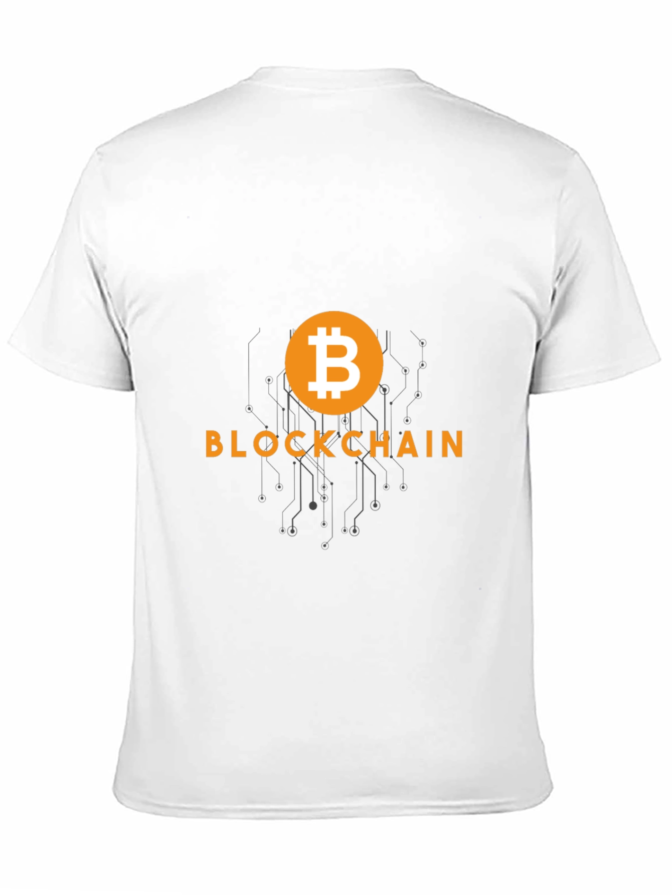 Blockchain Bitcoin Graphic Tee - Crypto T-Shirt