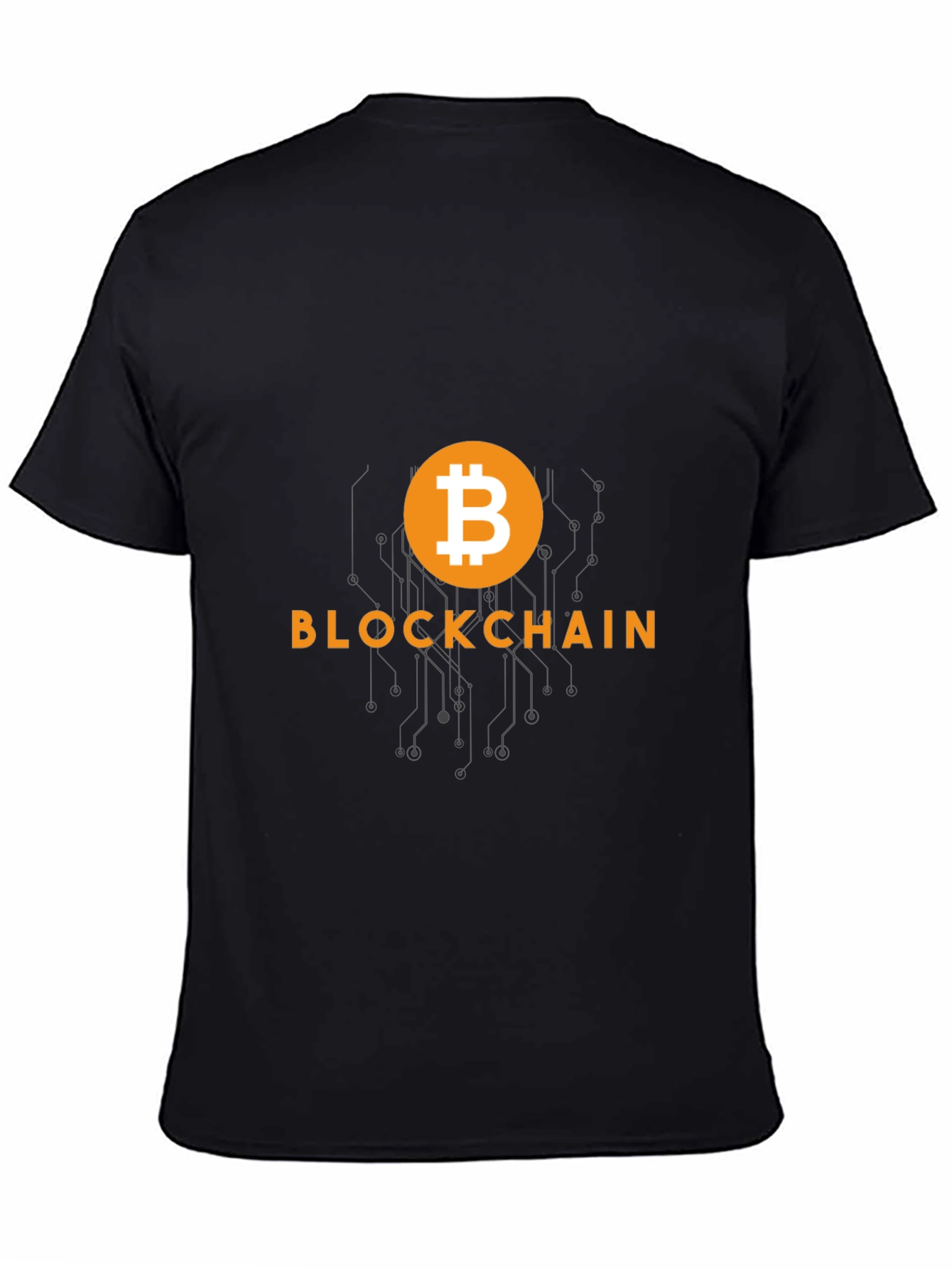 Blockchain Bitcoin Graphic Tee - Crypto T-Shirt