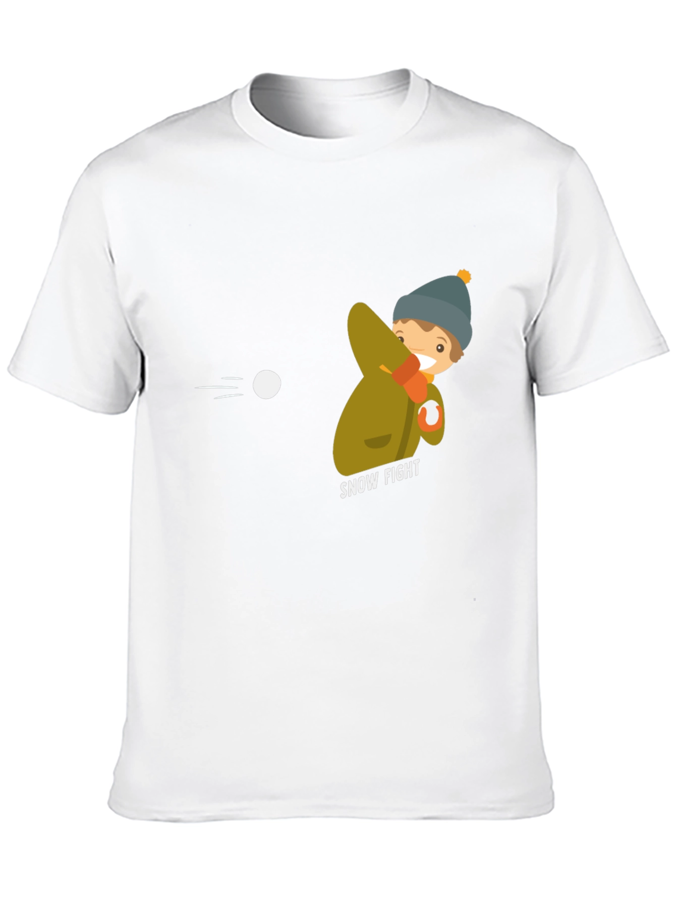 Snow Fight Graphic Tee