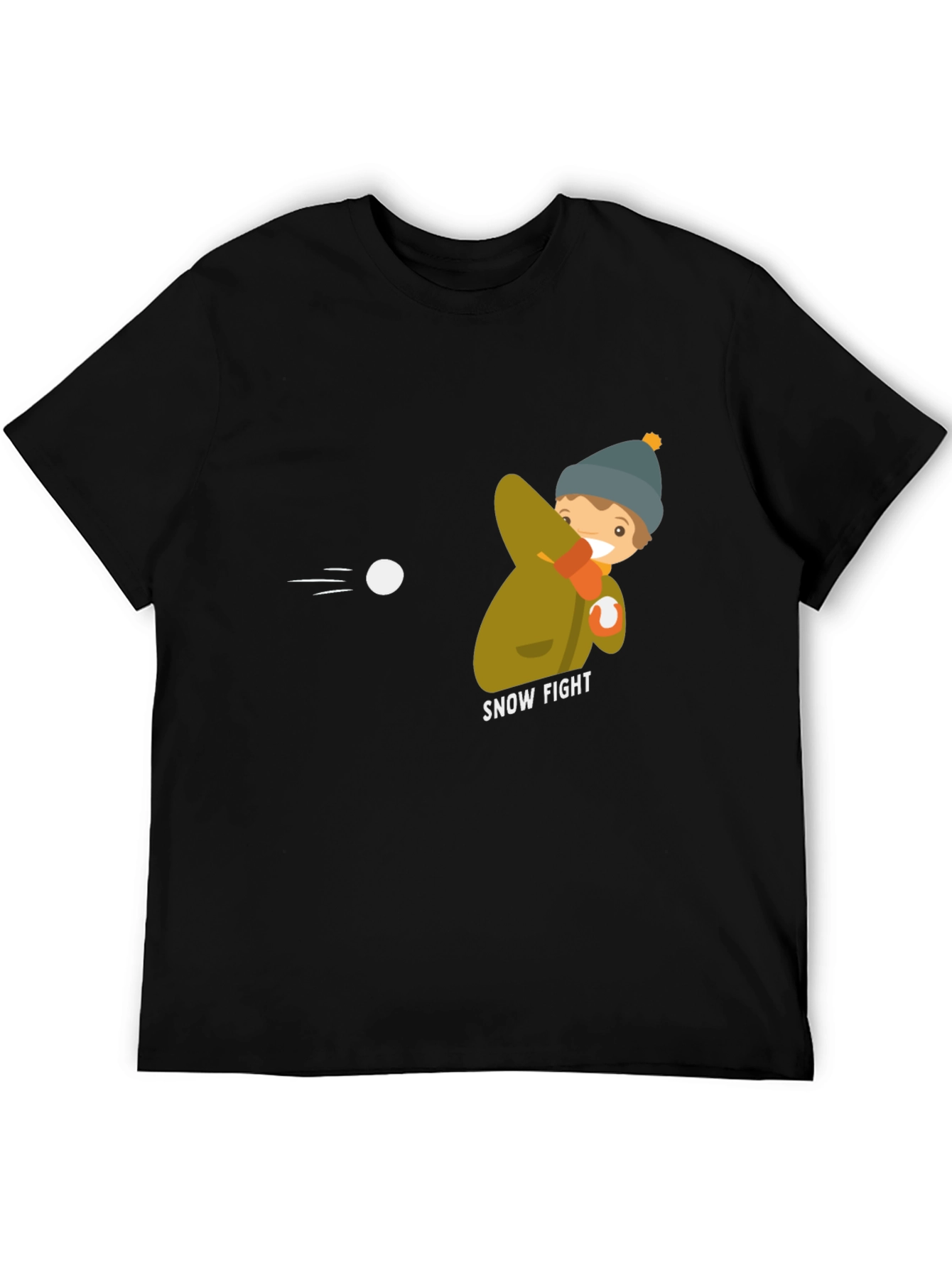 Snow Fight Graphic Tee